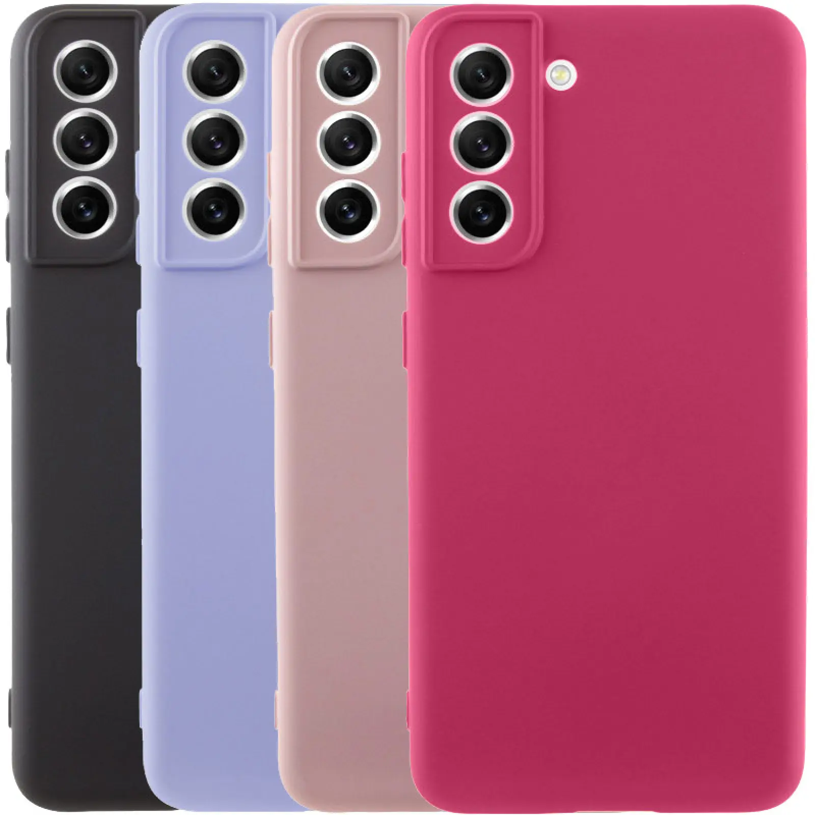 Чехол TPU GETMAN Liquid Silk Full Camera для Samsung Galaxy S22, TPU, купить оптом с доставкой