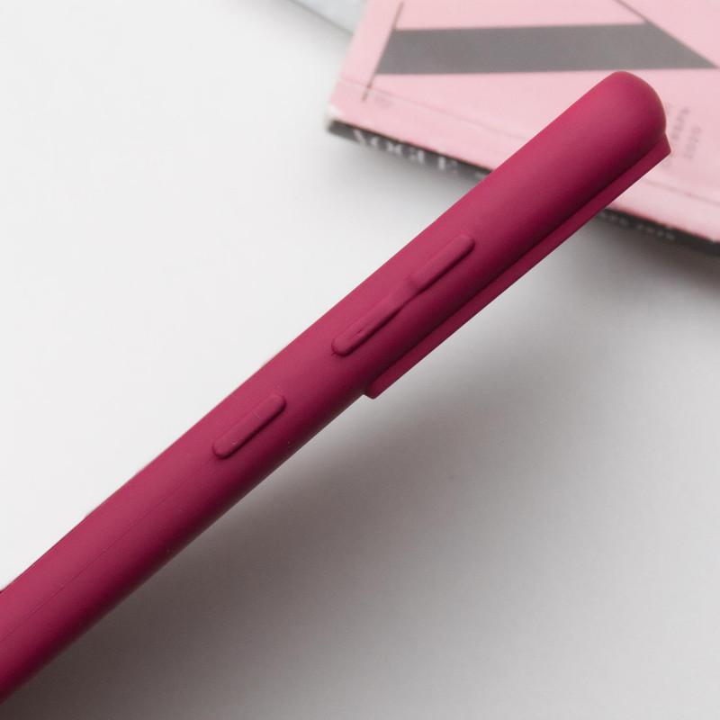 Чехол GETMAN Liquid Silk Full Camera для Samsung Galaxy S22 | TPU + Микрофибра на картинке №4