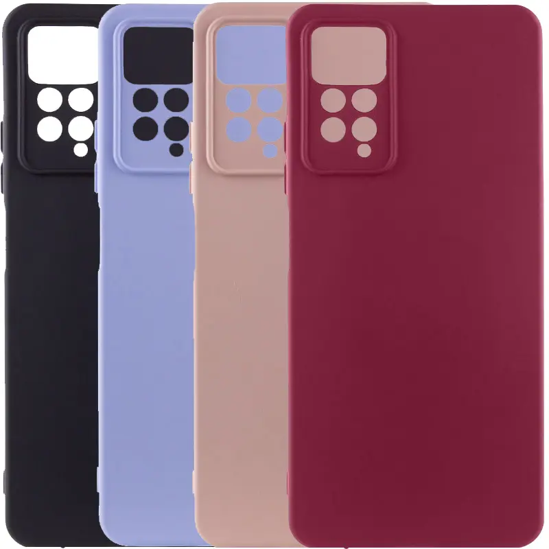 Чехол TPU GETMAN Liquid Silk Full Camera для Xiaomi Redmi Note 11 Pro 4G/5G / 12 Pro 4G, TPU, купить оптом с доставкой