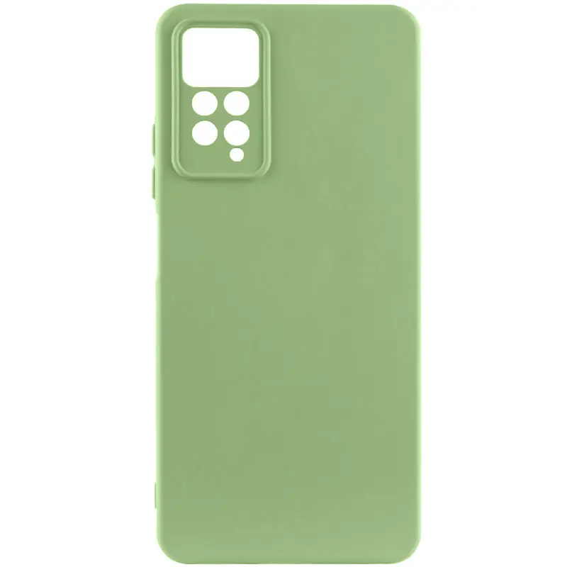 Чехол TPU GETMAN Liquid Silk Full Camera для Xiaomi Redmi Note 11 Pro 4G/5G / 12 Pro 4G, Зеленый / Pistachio, TPU, купить оптом с доставкой