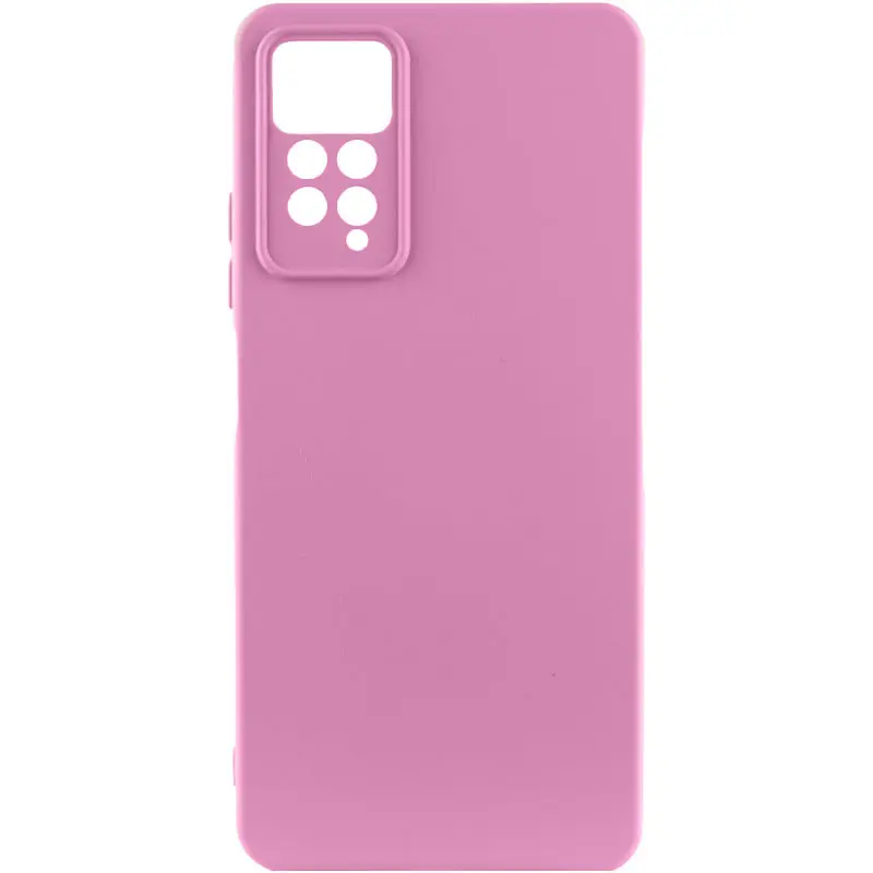 Чехол TPU GETMAN Liquid Silk Full Camera для Xiaomi Redmi Note 11 Pro 4G/5G / 12 Pro 4G, Розовый / Pink, TPU, купить оптом с доставкой