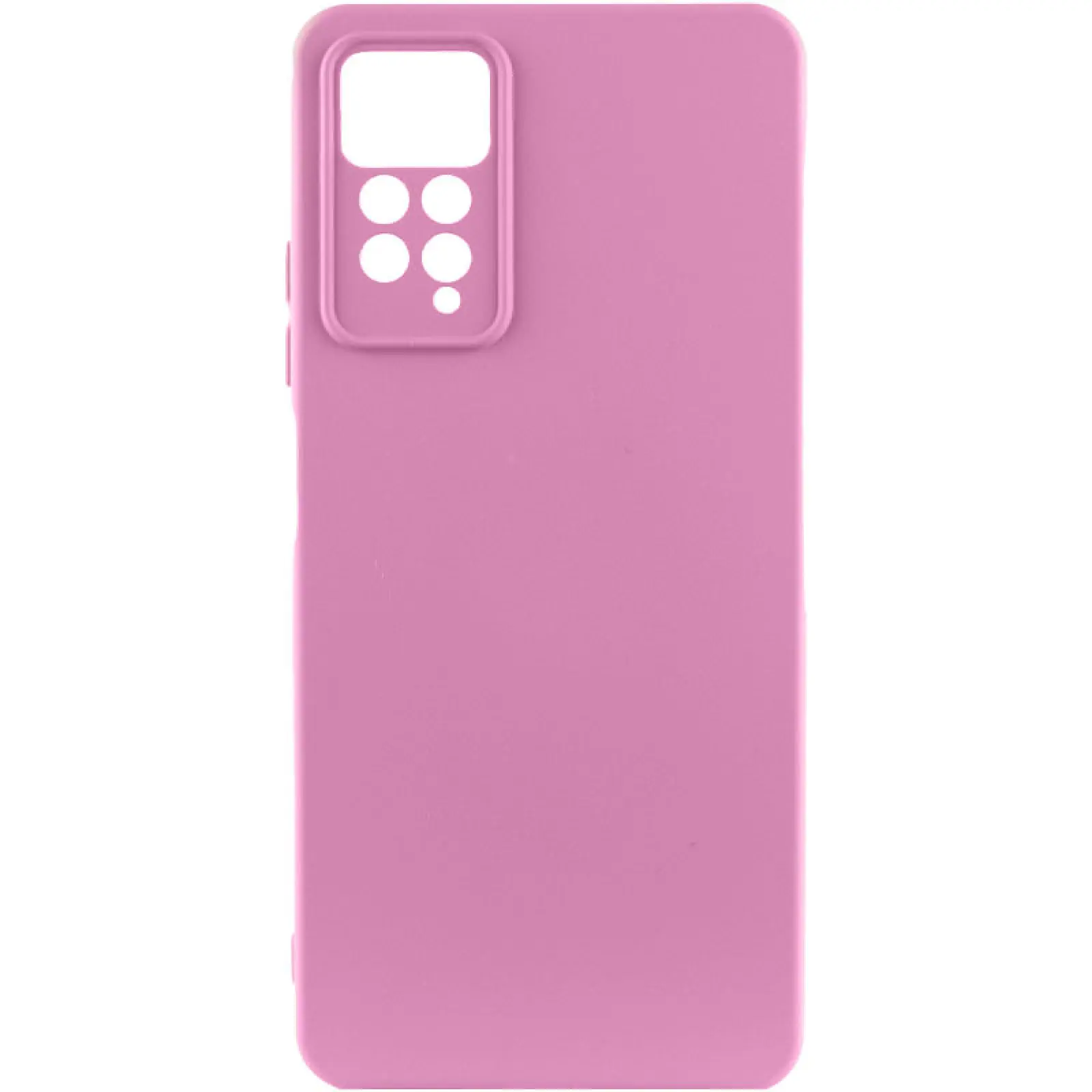 Чехол TPU GETMAN Liquid Silk Full Camera для Xiaomi Redmi Note 11 Pro 4G/5G / 12 Pro 4G, Розовый / Pink, TPU, купить оптом с доставкой