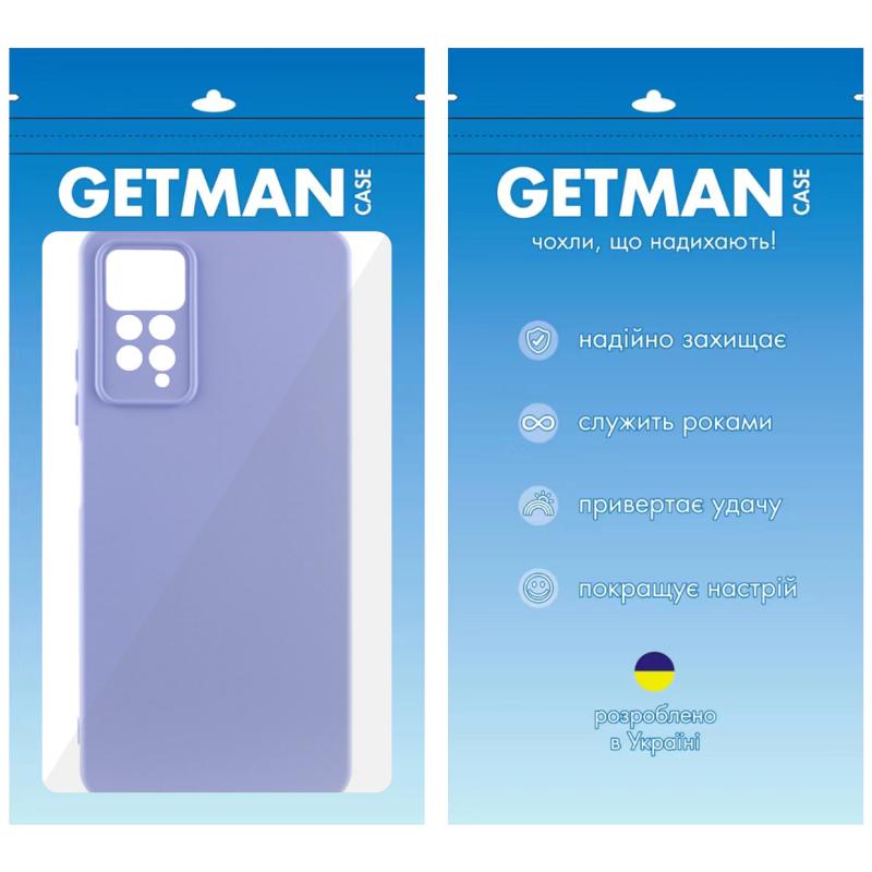 Чохол GETMAN Liquid Silk Full Camera для Xiaomi Redmi Note 11 Pro 4G/5G | TPU + Мікрофібра на малюнкі №5