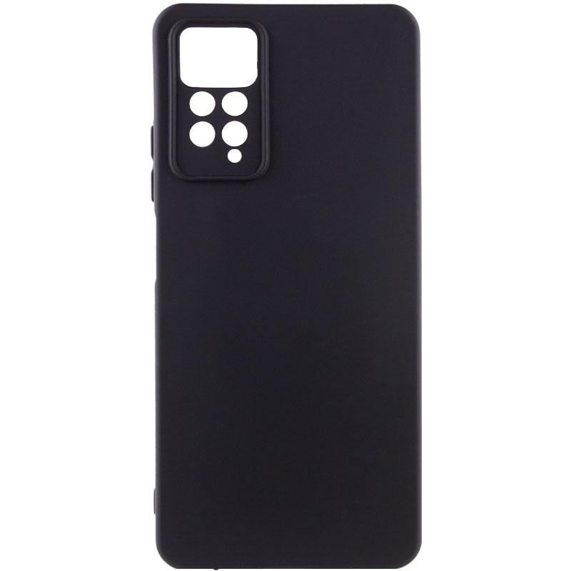 Чехол GETMAN Liquid Silk Full Camera для Xiaomi Redmi Note 11 Pro 4G/5G | TPU + Микрофибра на картинке №1