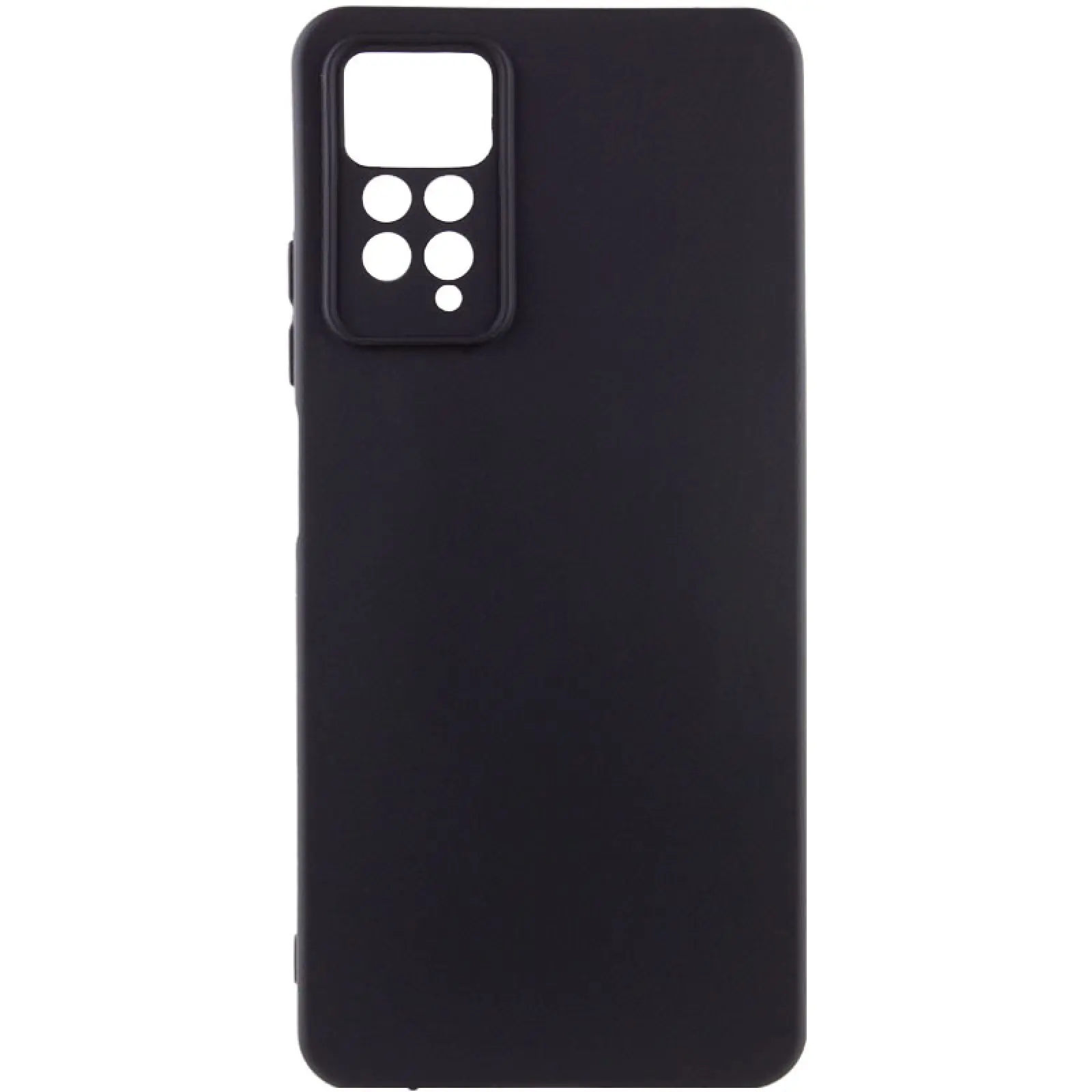 Чехол TPU GETMAN Liquid Silk Full Camera для Xiaomi Redmi Note 11 Pro 4G/5G / 12 Pro 4G, Черный / Black, TPU, купить оптом с доставкой