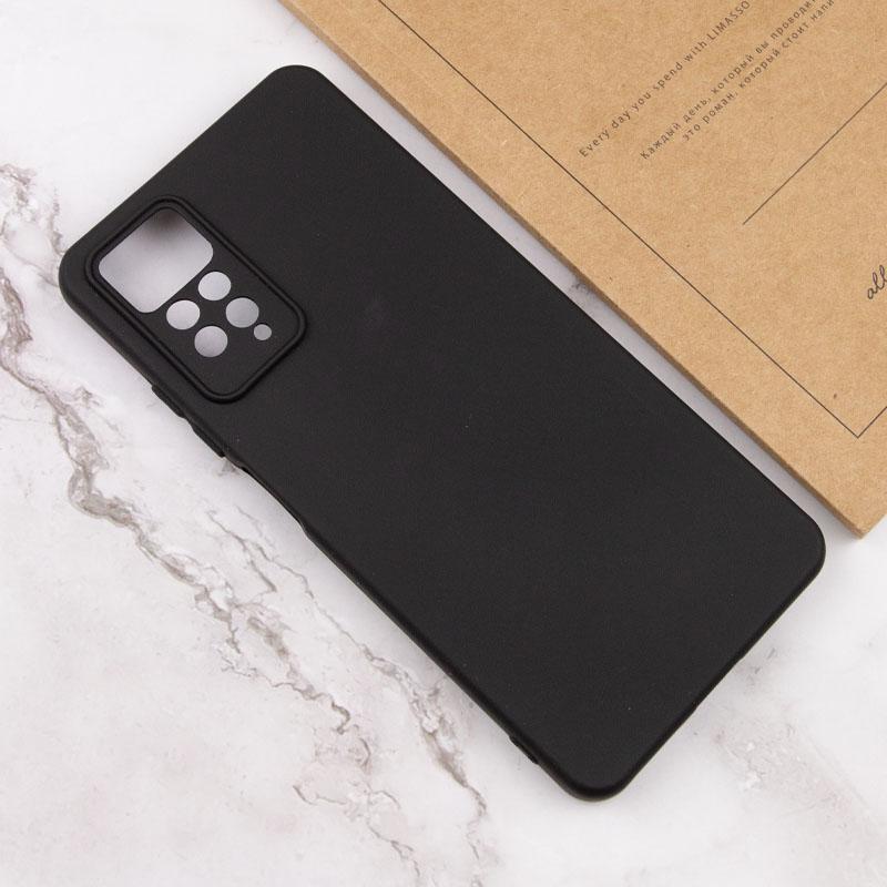 Чехол GETMAN Liquid Silk Full Camera для Xiaomi Redmi Note 11 Pro 4G/5G | TPU + Микрофибра на картинке №4