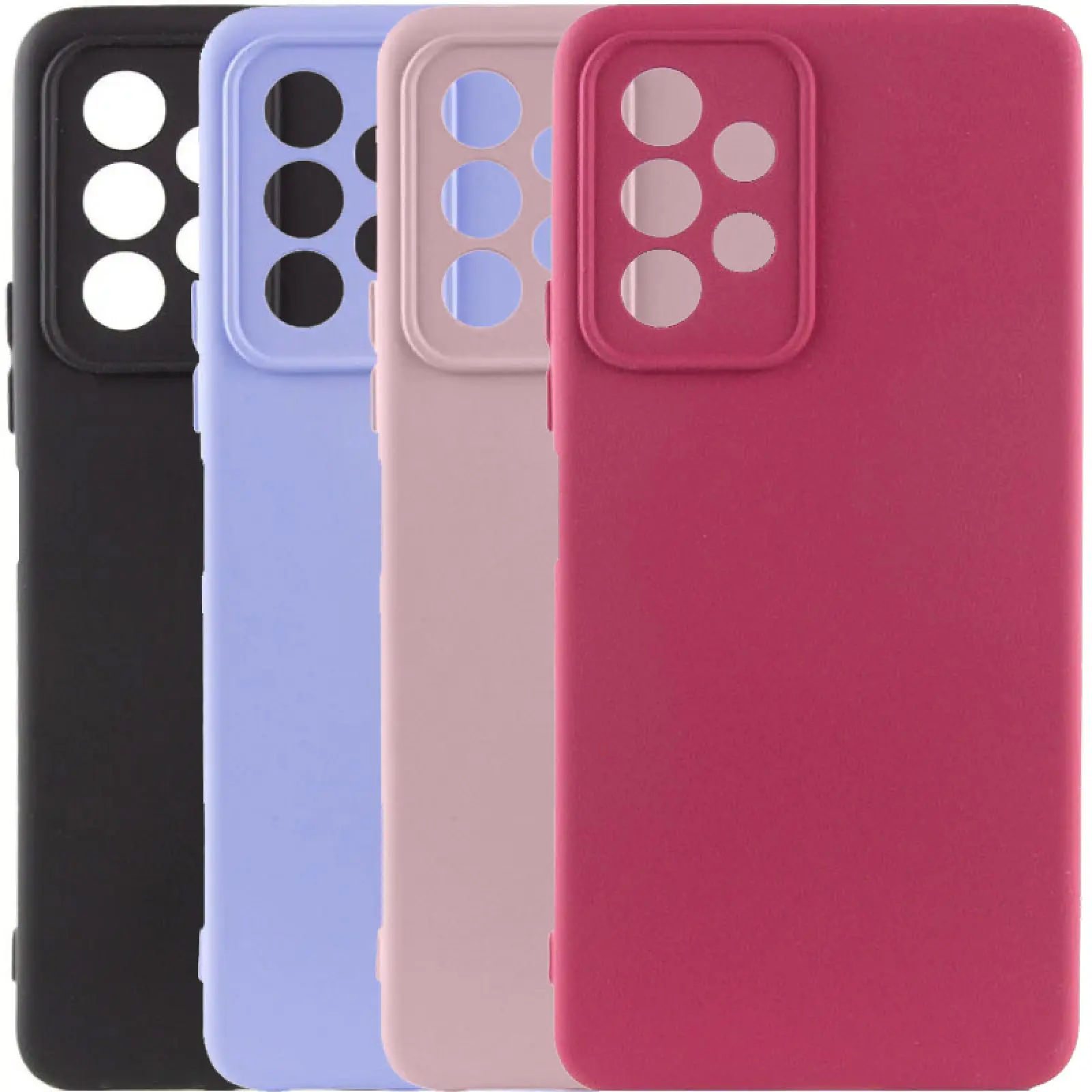 Чехол TPU GETMAN Liquid Silk Full Camera для Samsung Galaxy A13 4G, TPU, купить оптом с доставкой