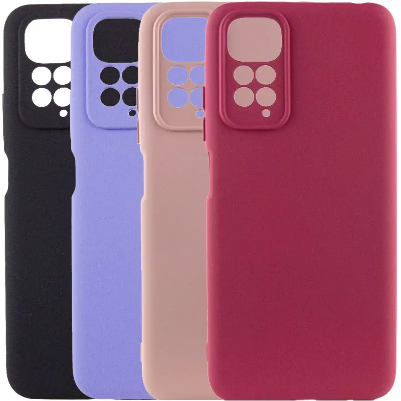 Чехол TPU GETMAN Liquid Silk Full Camera для Xiaomi Redmi Note 11 (Global) / Note 11S, TPU, купить оптом с доставкой