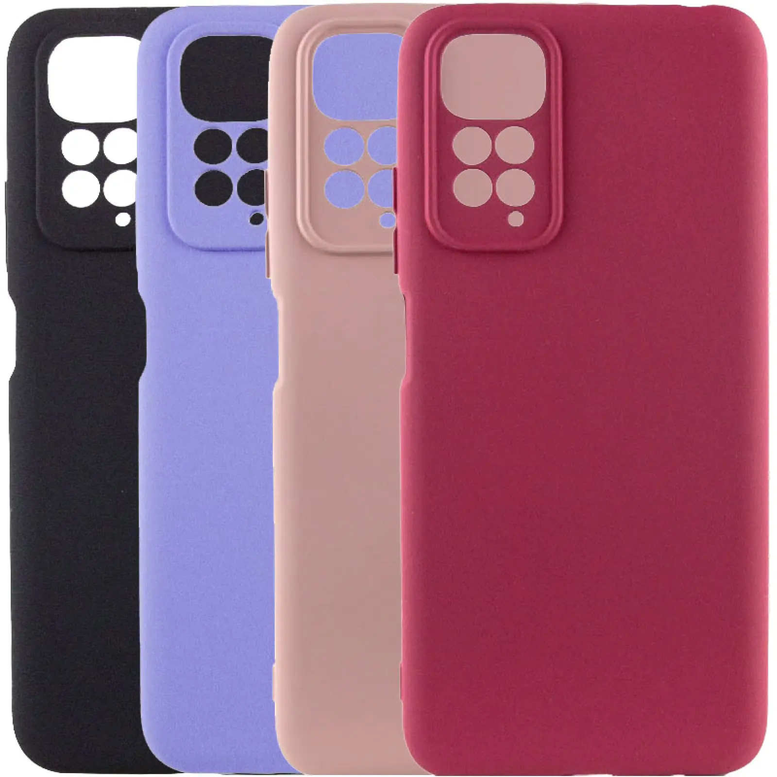 Чехол TPU GETMAN Liquid Silk Full Camera для Xiaomi Redmi Note 11 (Global) / Note 11S, TPU, купить оптом с доставкой