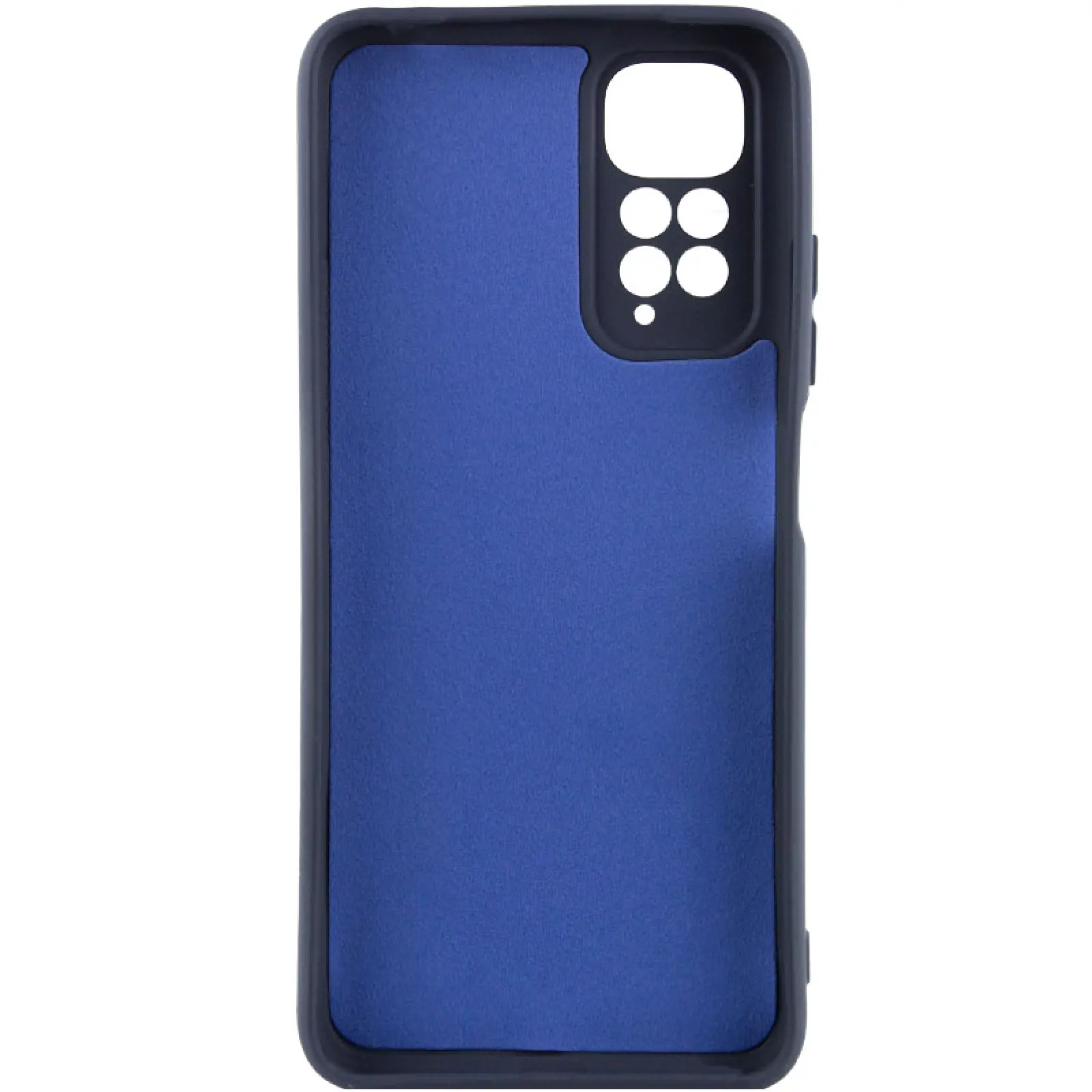 Чехол TPU GETMAN Liquid Silk Full Camera для Xiaomi Redmi Note 11 (Global) / Note 11S, Синий / Midnight Blue 1, TPU, купить оптом с доставкой