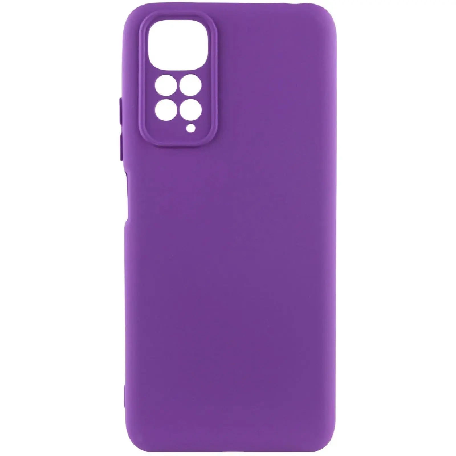 Чехол TPU GETMAN Liquid Silk Full Camera для Xiaomi Redmi Note 11 (Global) / Note 11S, Фиолетовый / Purple, TPU, купить оптом с доставкой