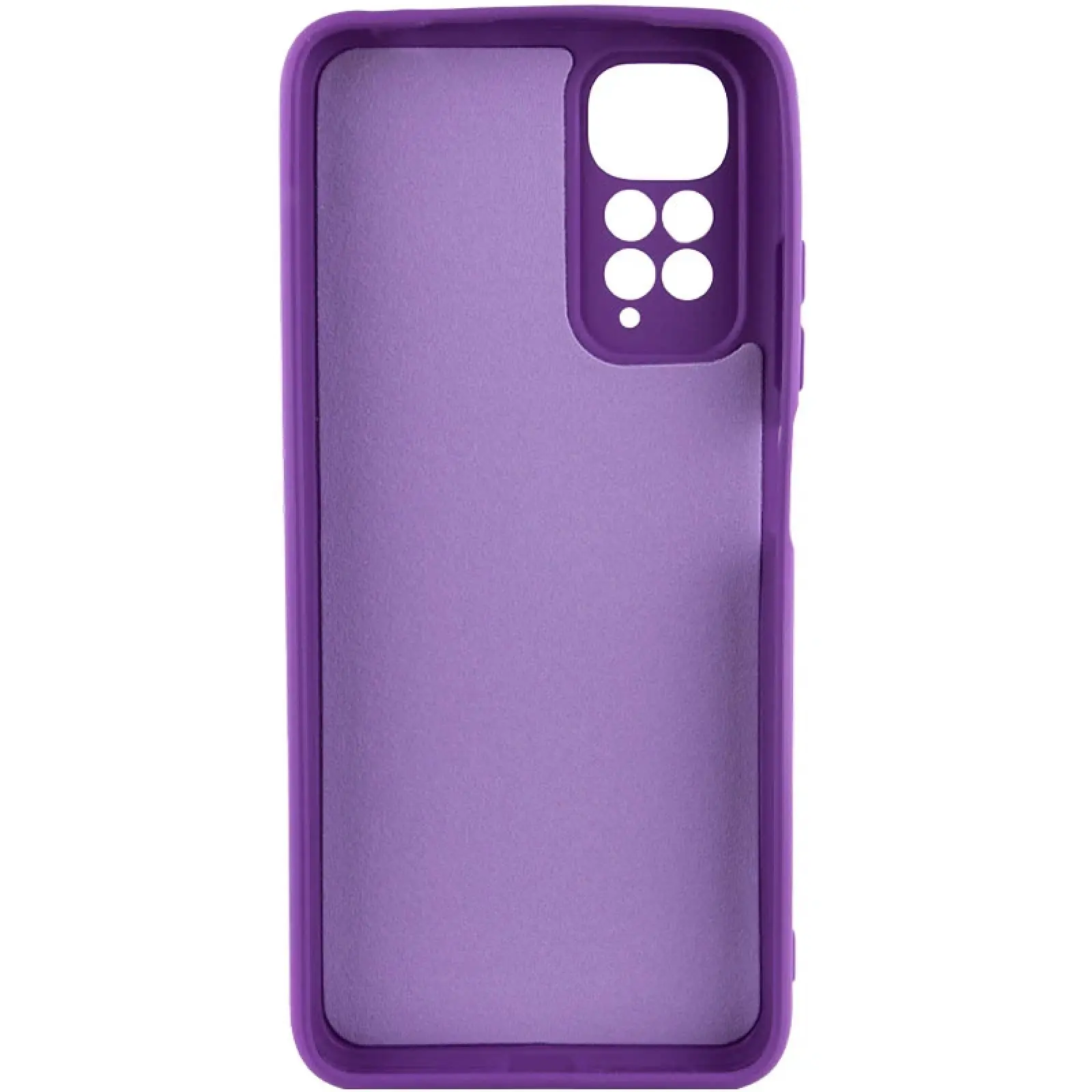 Чехол TPU GETMAN Liquid Silk Full Camera для Xiaomi Redmi Note 11 (Global) / Note 11S, Фиолетовый / Purple 1, TPU, купить оптом с доставкой