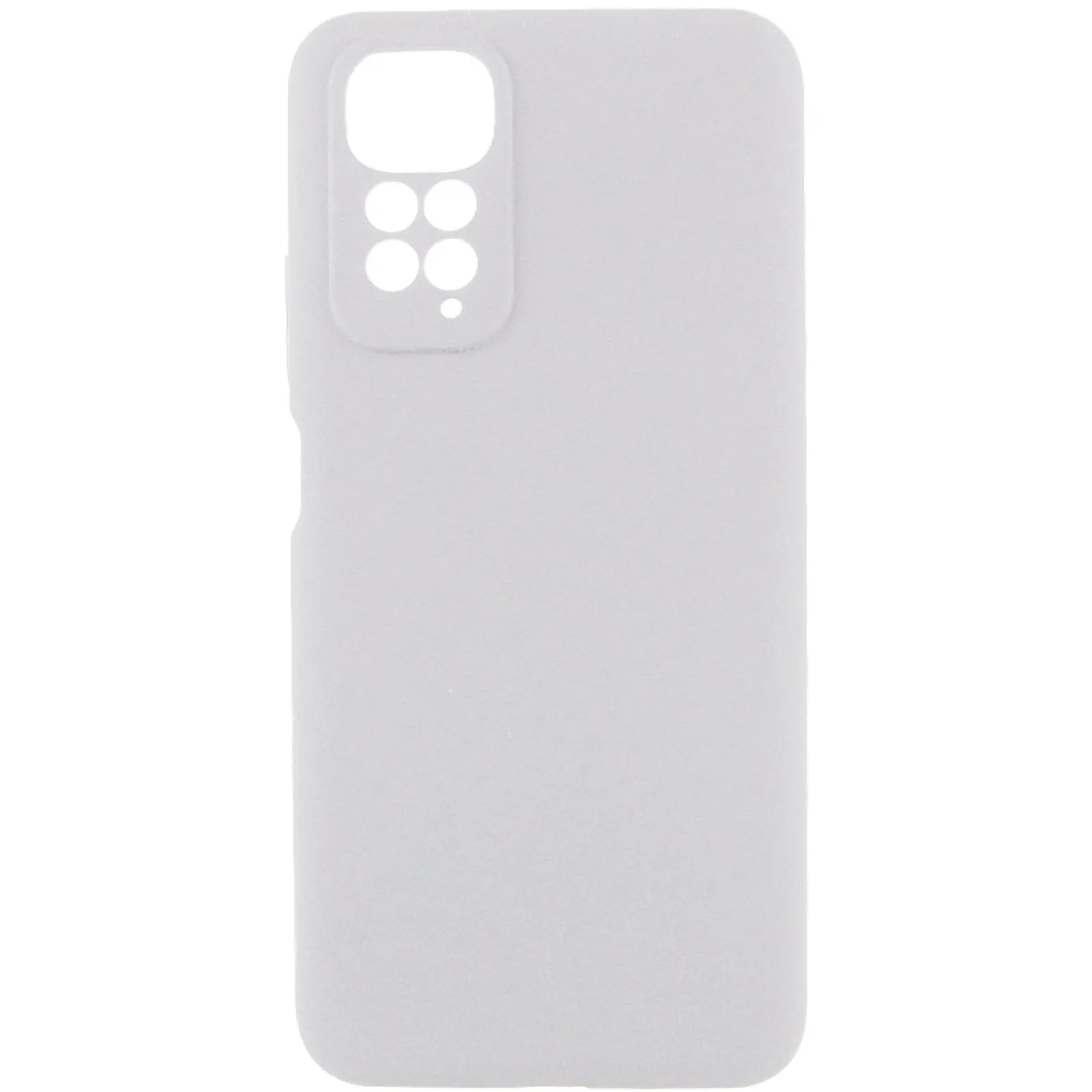 Чехол TPU GETMAN Liquid Silk Full Camera для Xiaomi Redmi Note 11 (Global) / Note 11S, Белый / White, TPU, купить оптом с доставкой