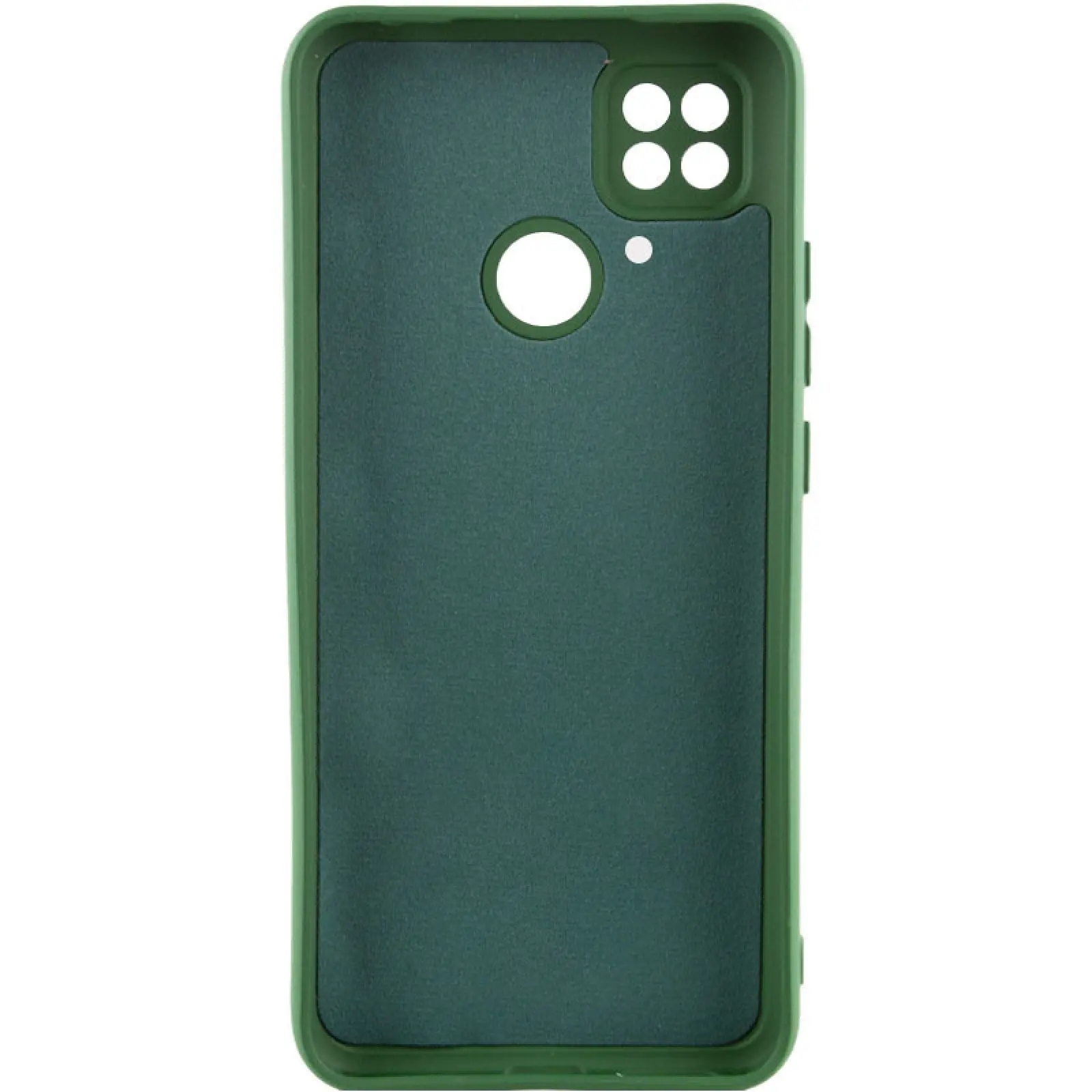 Чехол TPU GETMAN Liquid Silk Full Camera для Xiaomi Redmi 10C, Зеленый / Dark green 1, TPU, купить оптом с доставкой