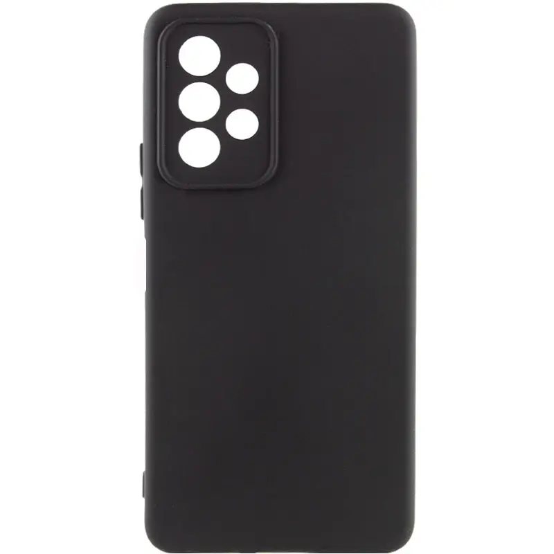 Чехол TPU GETMAN Liquid Silk Full Camera для Samsung Galaxy A23 4G, Черный / Black, TPU, купить оптом с доставкой