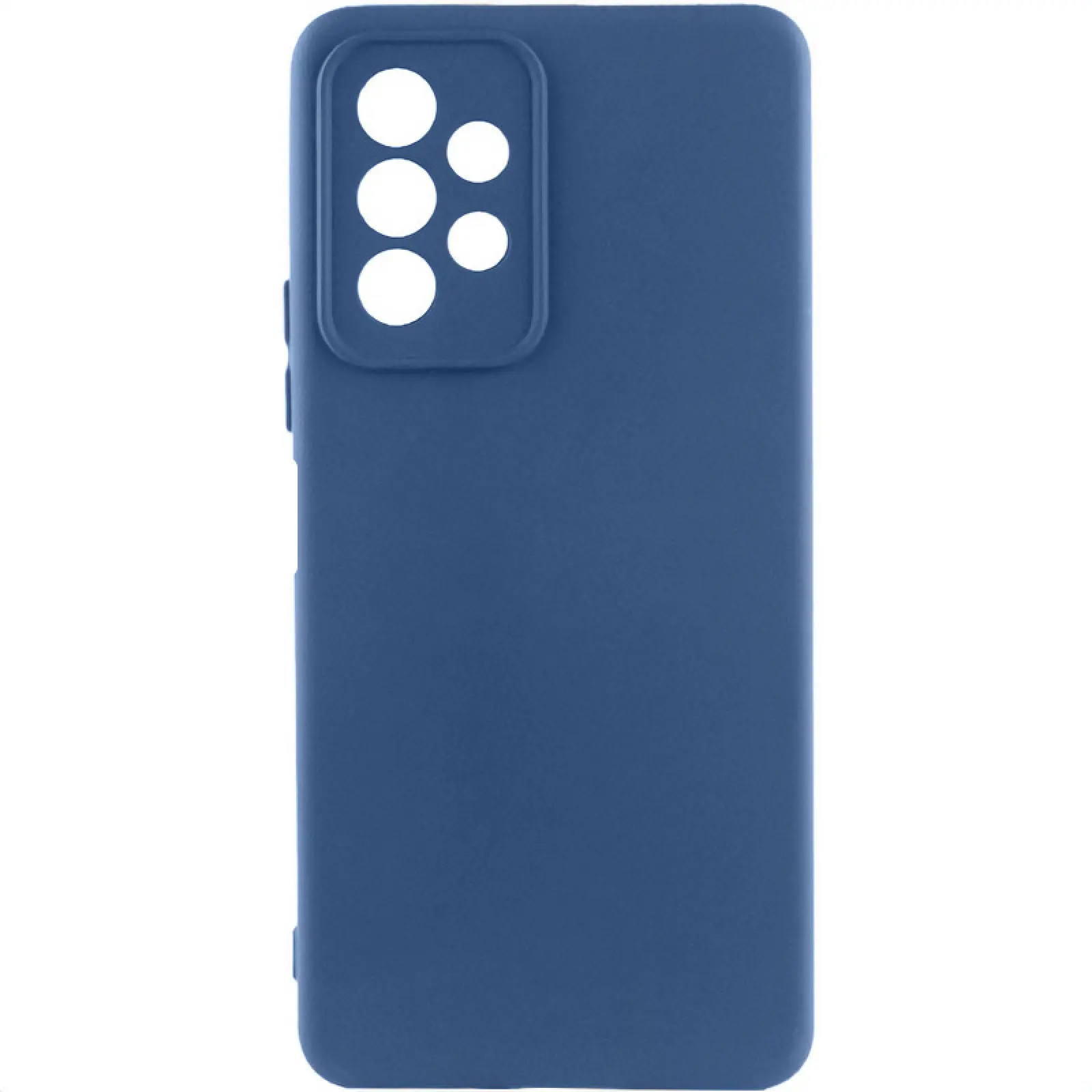 Чехол TPU GETMAN Liquid Silk Full Camera для Samsung Galaxy A33 5G, Синий / Navy Blue, TPU, купить оптом с доставкой