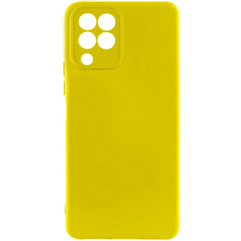 Чехол TPU GETMAN Liquid Silk Full Camera для Samsung Galaxy M33 5G, Желтый / Flash, TPU, купить оптом с доставкой