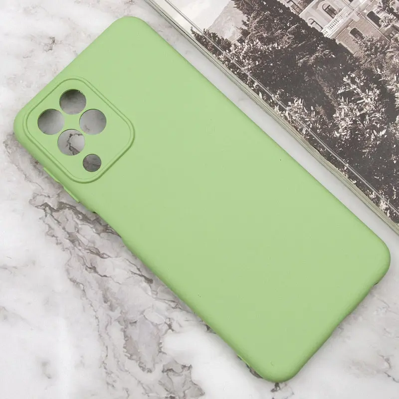 Чехол TPU GETMAN Liquid Silk Full Camera для Samsung Galaxy M33 5G, Зеленый / Pistachio 3, TPU, купить оптом с доставкой