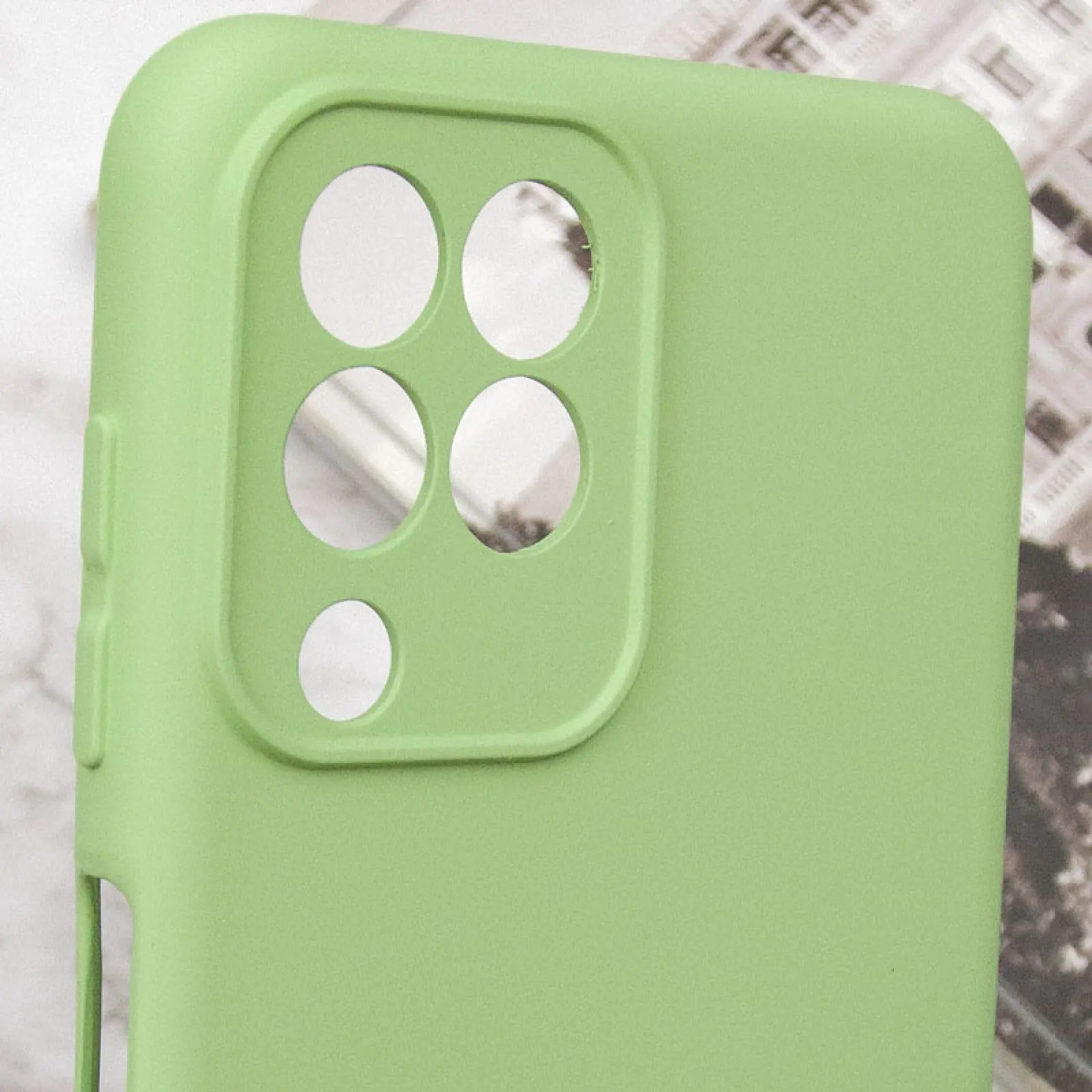 Чехол TPU GETMAN Liquid Silk Full Camera для Samsung Galaxy M33 5G, Зеленый / Pistachio 4, TPU, купить оптом с доставкой