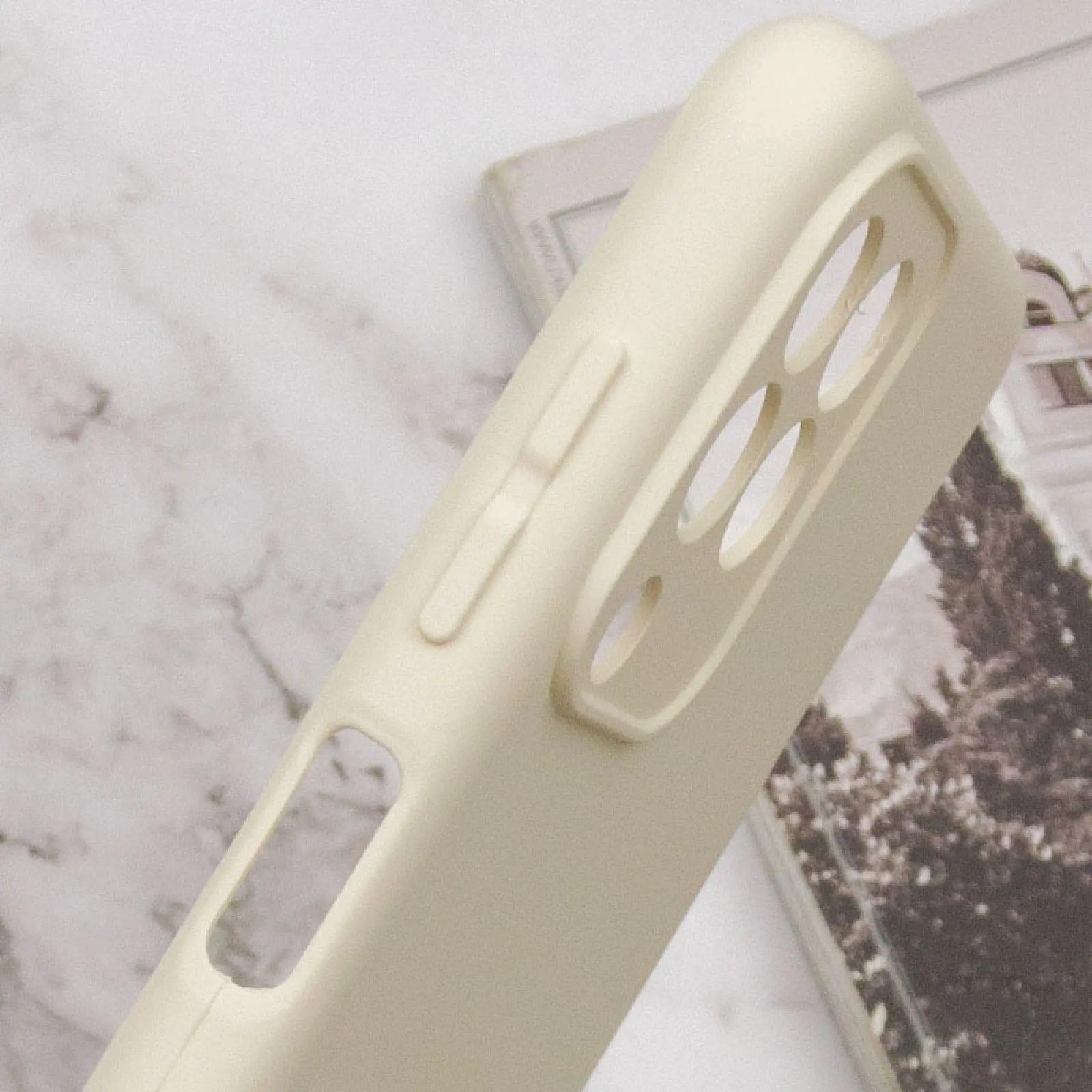 Чехол TPU GETMAN Liquid Silk Full Camera для Samsung Galaxy M33 5G, Песочный / Sand 5, TPU, купить оптом с доставкой