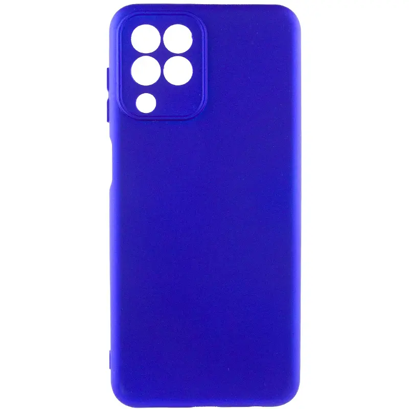 Чехол TPU GETMAN Liquid Silk Full Camera для Samsung Galaxy M33 5G, Синий / Iris, TPU, купить оптом с доставкой