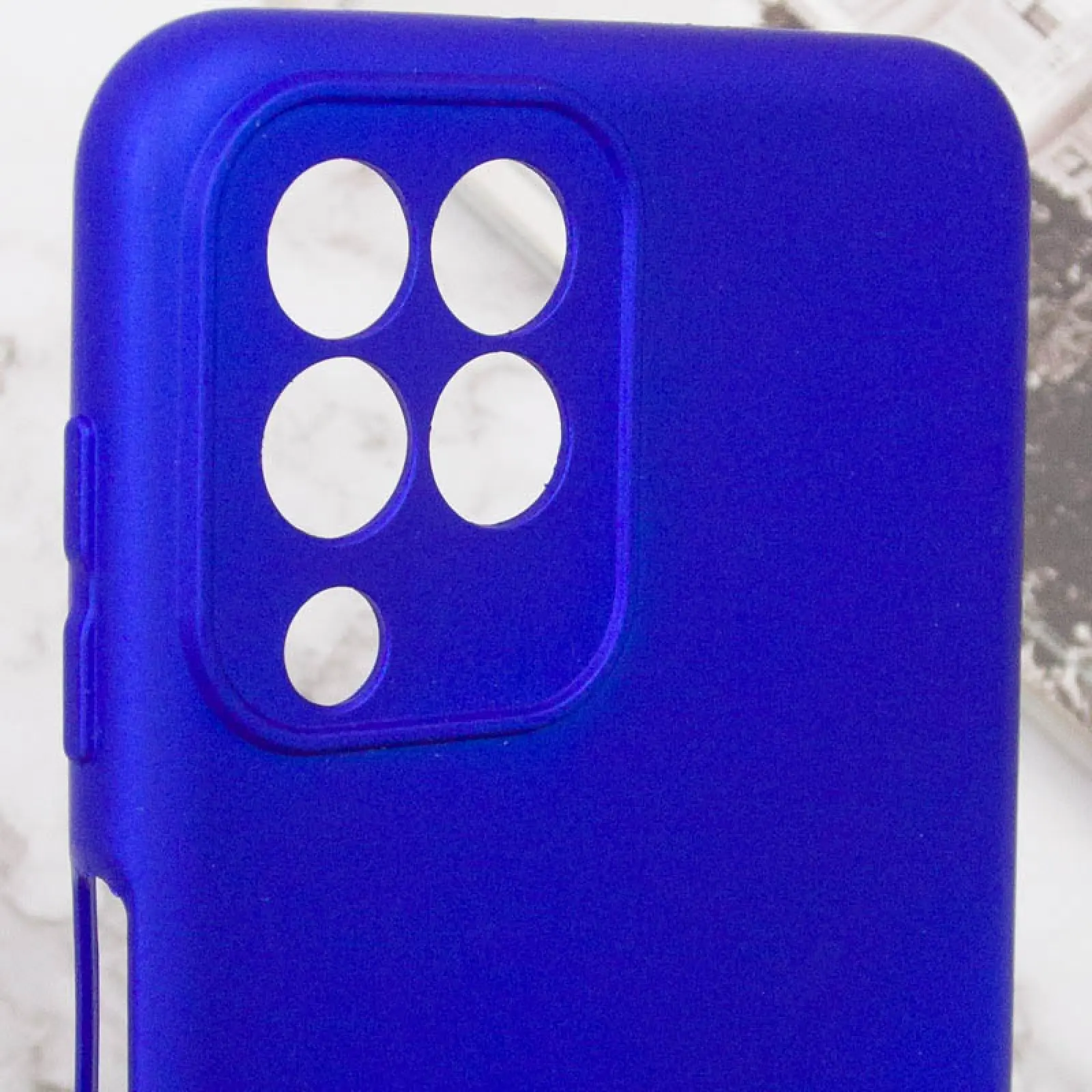 Чехол TPU GETMAN Liquid Silk Full Camera для Samsung Galaxy M33 5G, Синий / Iris 4, TPU, купить оптом с доставкой