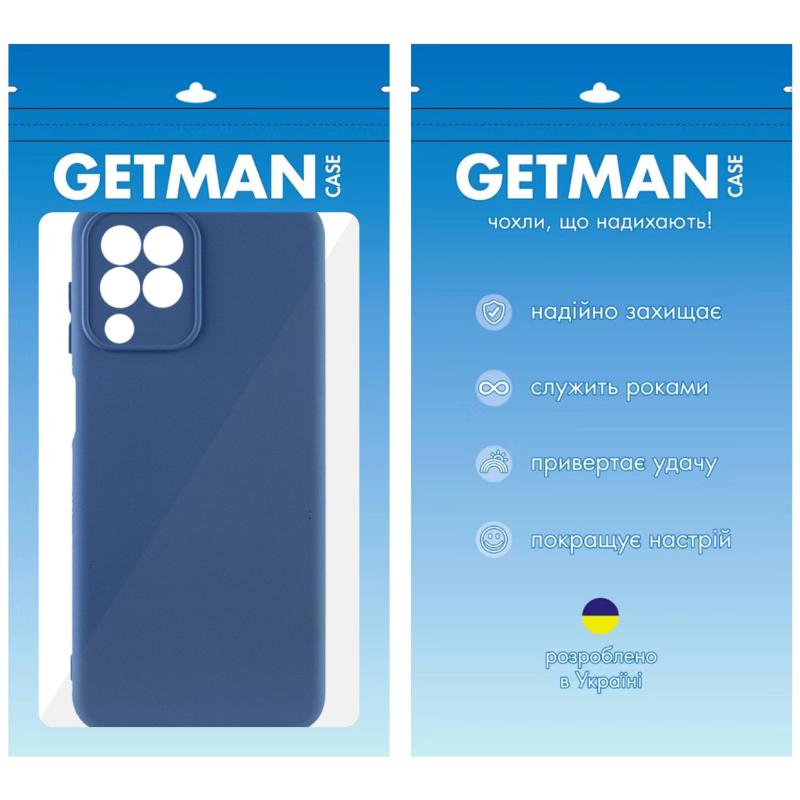 Чохол GETMAN Liquid Silk Full Camera для Samsung Galaxy M33 5G | TPU + Мікрофібра на малюнкі №2