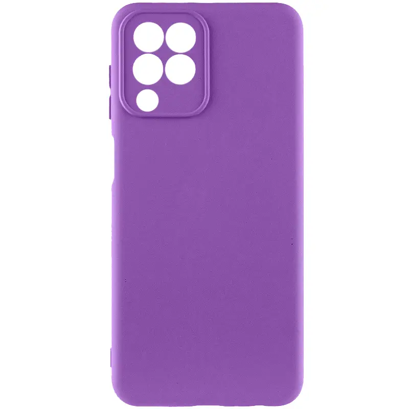 Чехол TPU GETMAN Liquid Silk Full Camera для Samsung Galaxy M33 5G, Фиолетовый / Purple, TPU, купить оптом с доставкой