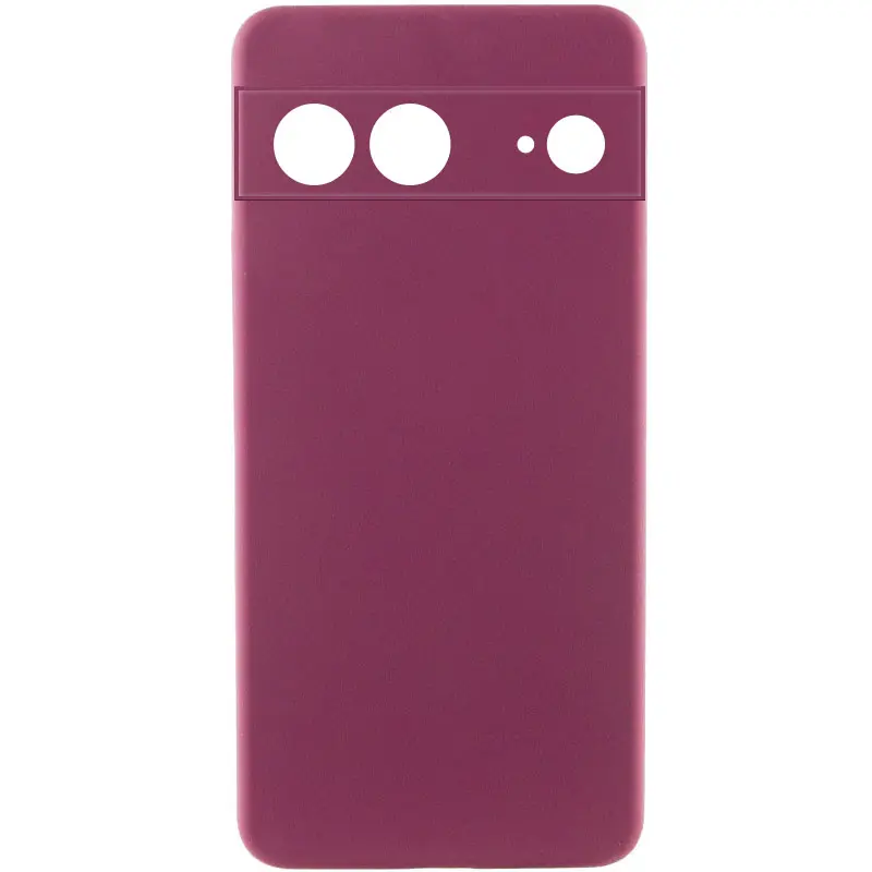 Чехол TPU GETMAN Liquid Silk Full Camera для Google Pixel 7, Бордовый / Marsala, TPU, купить оптом с доставкой