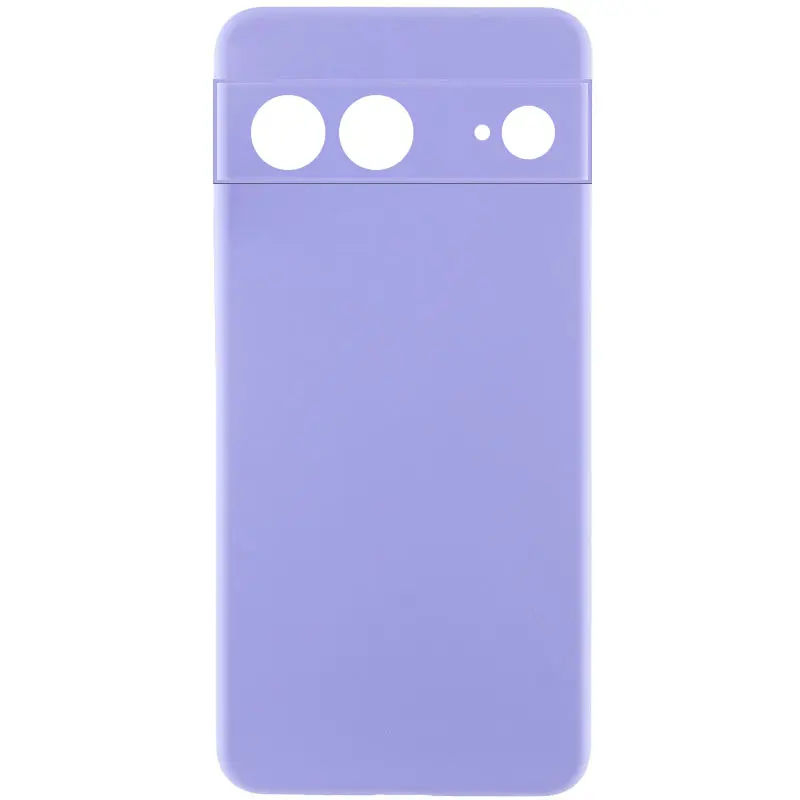 Чехол TPU GETMAN Liquid Silk Full Camera для Google Pixel 7, Сиреневый / Light purple, TPU, купить оптом с доставкой