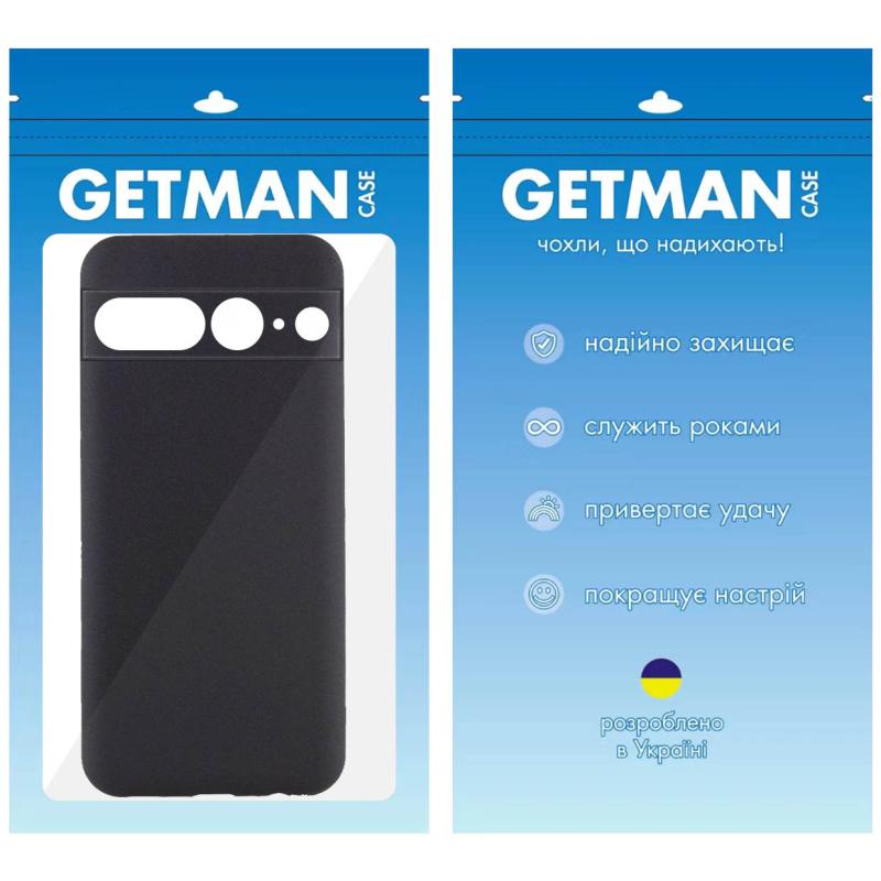 Чохол GETMAN Liquid Silk Full Camera для Google Pixel 7 Pro | TPU + Мікрофібра на малюнкі №3