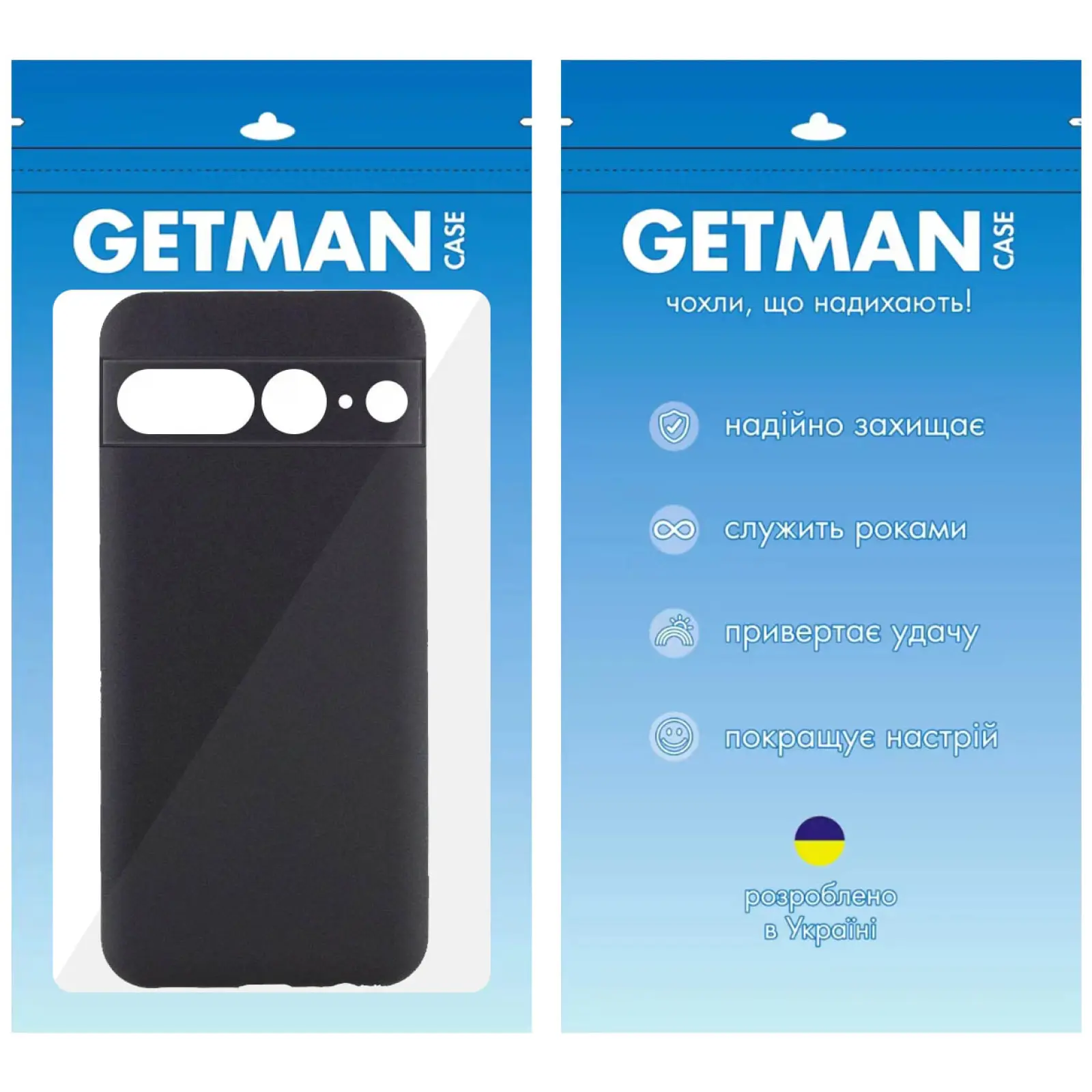 Чехол TPU GETMAN Liquid Silk Full Camera для Google Pixel 7 Pro, Черный / Black 2, TPU, купить оптом с доставкой