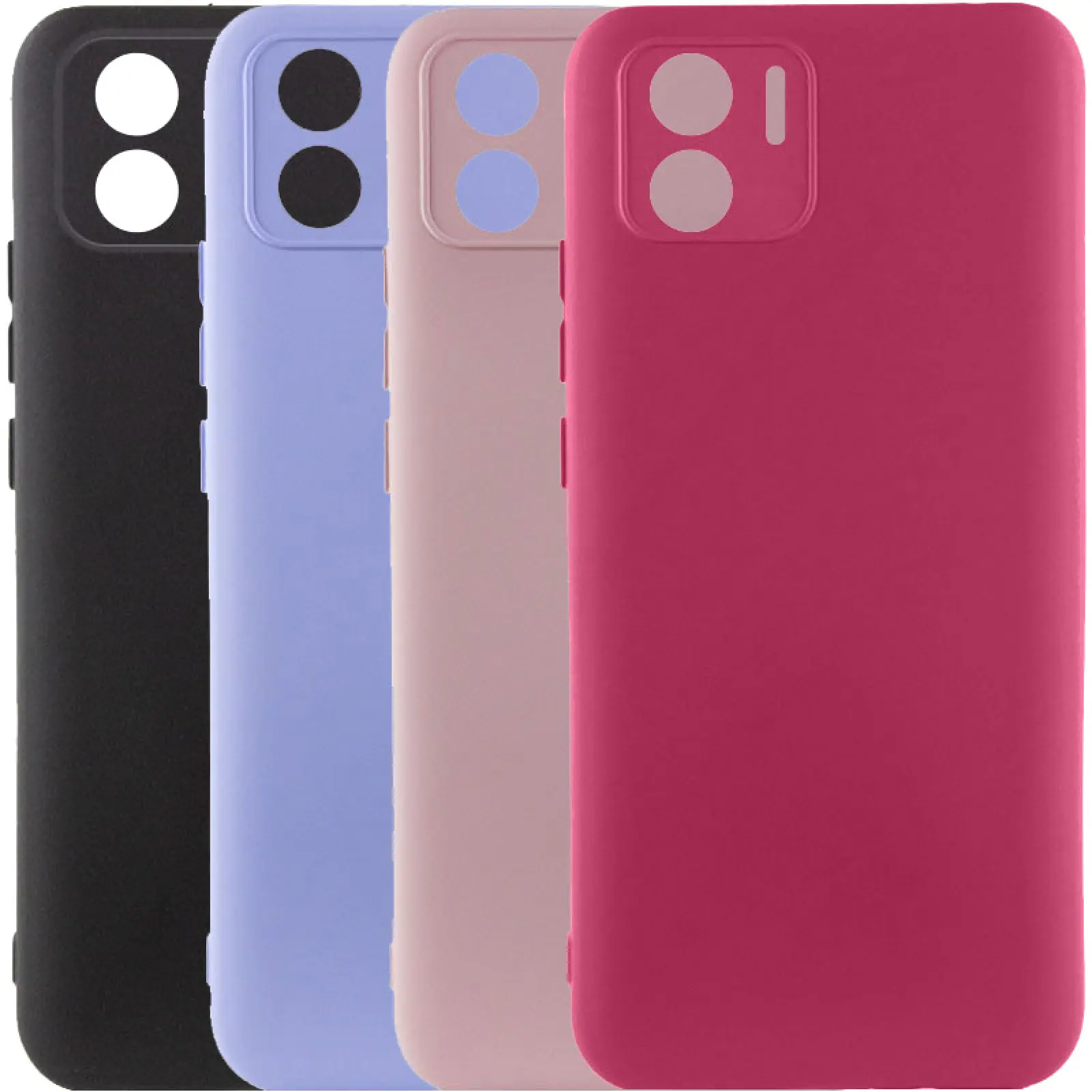 Чехол TPU GETMAN Liquid Silk Full Camera для Xiaomi Redmi A1 / A2, TPU, купить оптом с доставкой