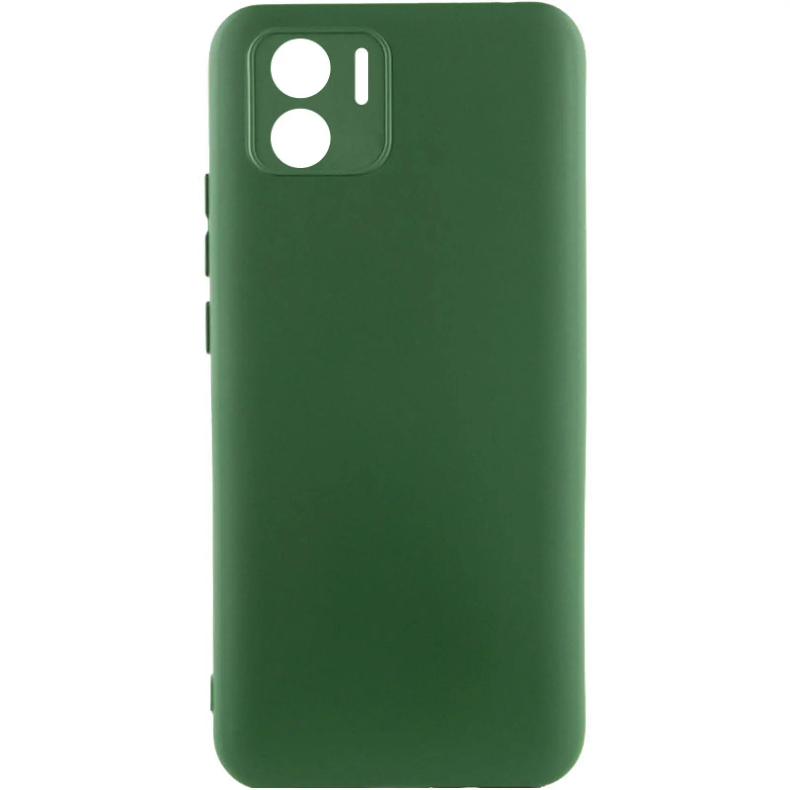 Чехол TPU GETMAN Liquid Silk Full Camera для Xiaomi Redmi A1 / A2, Зеленый / Dark green, TPU, купить оптом с доставкой