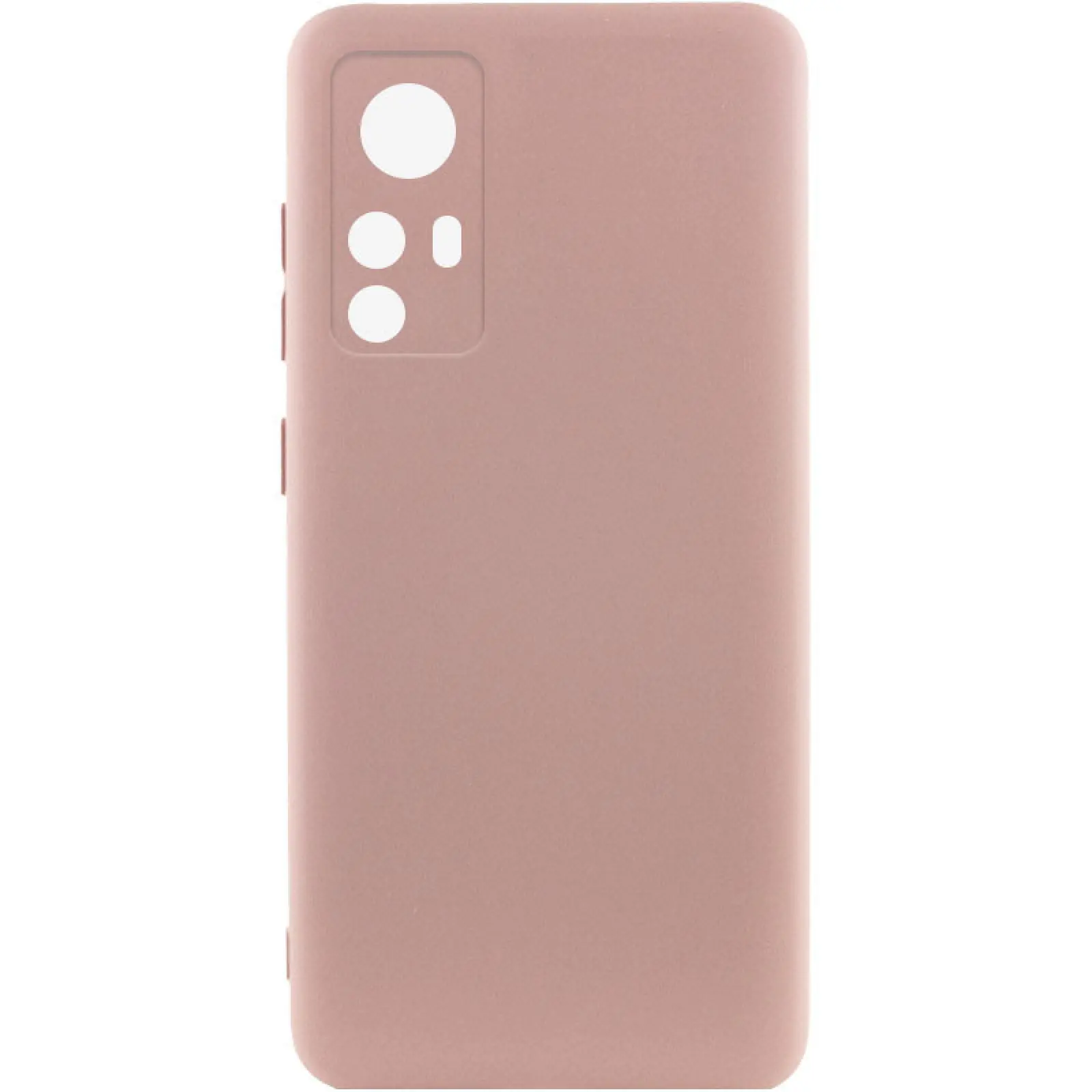 Чехол TPU GETMAN Liquid Silk Full Camera для Xiaomi 12T / 12T Pro, Розовый / Pink Sand, TPU, купить оптом с доставкой