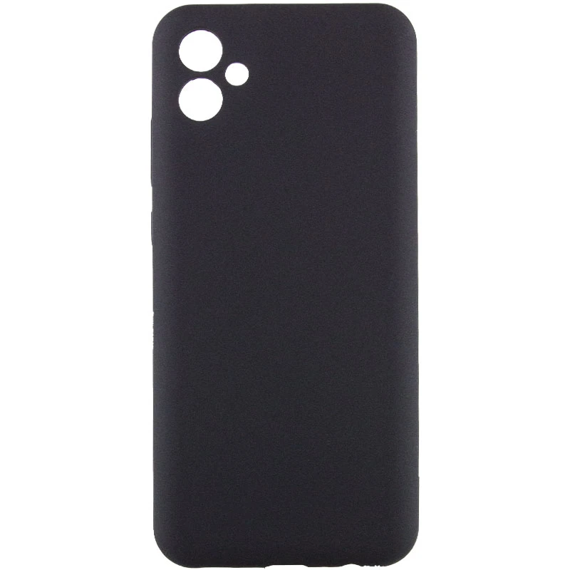 Чехол TPU GETMAN Liquid Silk Full Camera для Samsung Galaxy A04, Черный / Black, TPU, купить оптом с доставкой