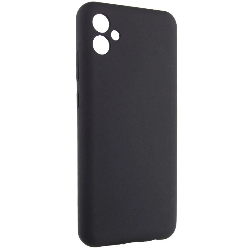 Чехол TPU GETMAN Liquid Silk Full Camera для Samsung Galaxy A04, Черный / Black 1, TPU, купить оптом с доставкой