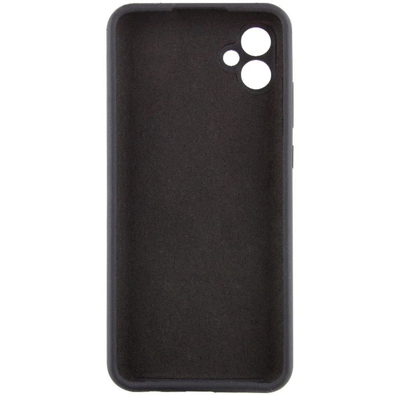 Чехол TPU GETMAN Liquid Silk Full Camera для Samsung Galaxy A04, Черный / Black 2, TPU, купить оптом с доставкой