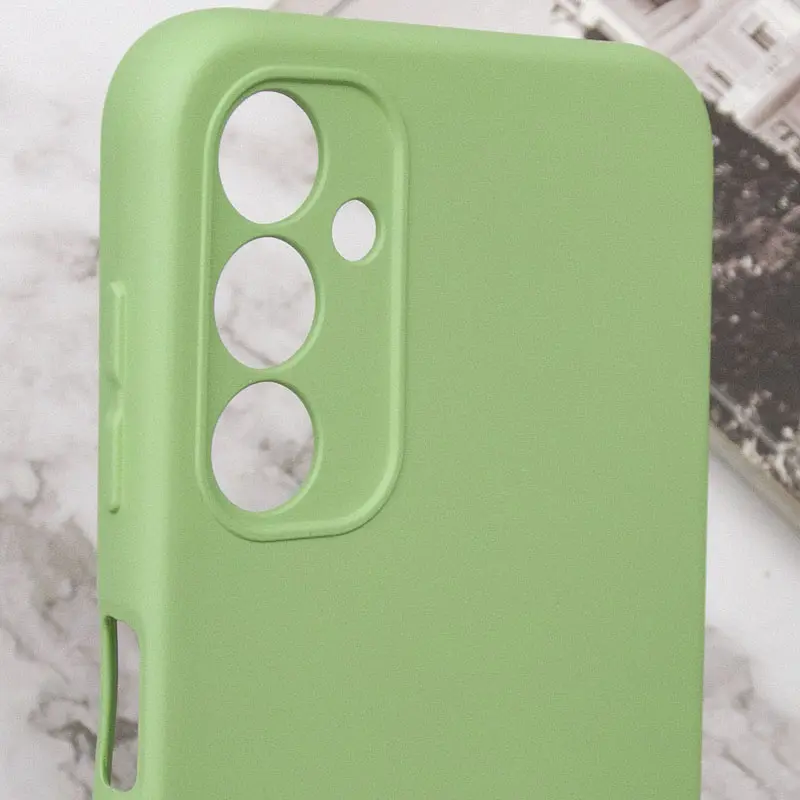 Чехол TPU GETMAN Liquid Silk Full Camera для Samsung Galaxy A04s, Зеленый / Pistachio 4, TPU, купить оптом с доставкой