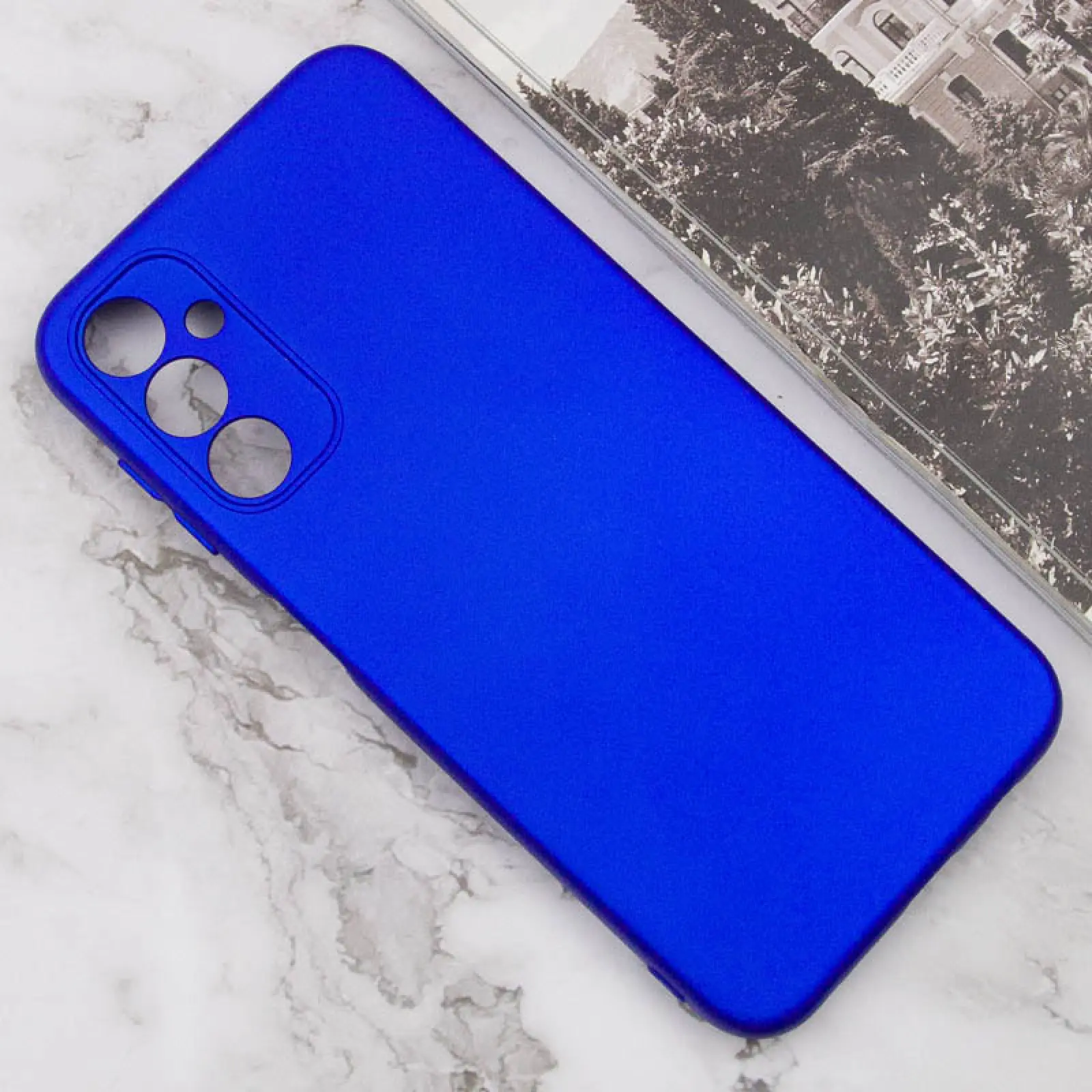 Чехол TPU GETMAN Liquid Silk Full Camera для Samsung Galaxy A04s, Синий / Iris 3, TPU, купить оптом с доставкой