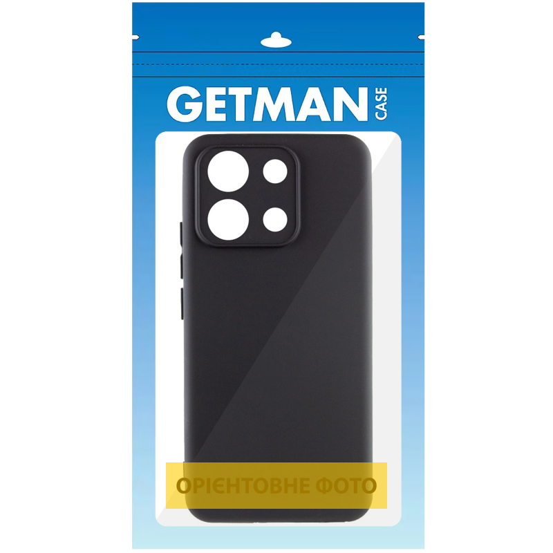 Чехол GETMAN Liquid Silk Full Camera для Xiaomi Redmi A1+ / A2+ | TPU + Микрофибра на картинке №2