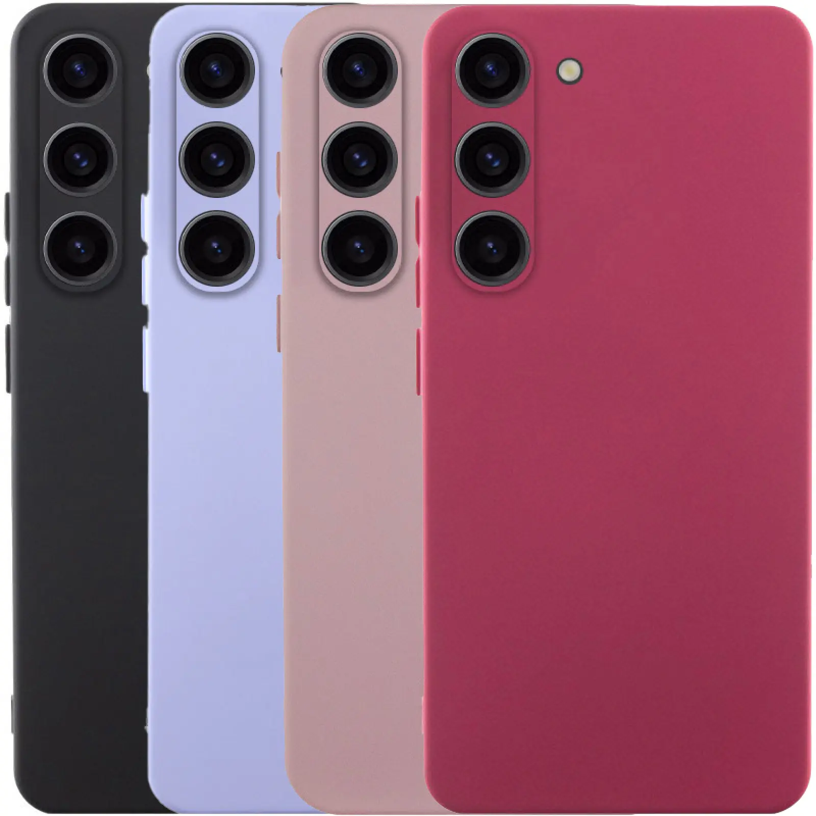 Чехол TPU GETMAN Liquid Silk Full Camera для Samsung Galaxy S23, TPU, купить оптом с доставкой