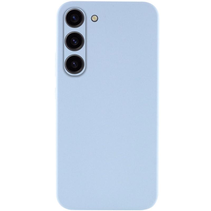 Чохол GETMAN Liquid Silk Full Camera для Samsung Galaxy S23 | TPU + Мікрофібра на малюнкі №1
