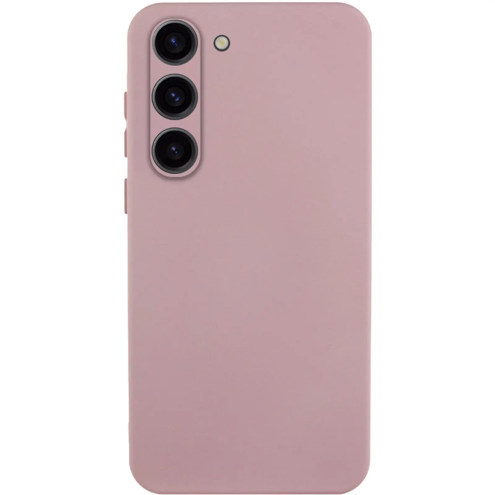 Чехол TPU GETMAN Liquid Silk Full Camera для Samsung Galaxy S23, Розовый / Pink Sand, TPU, купить оптом с доставкой