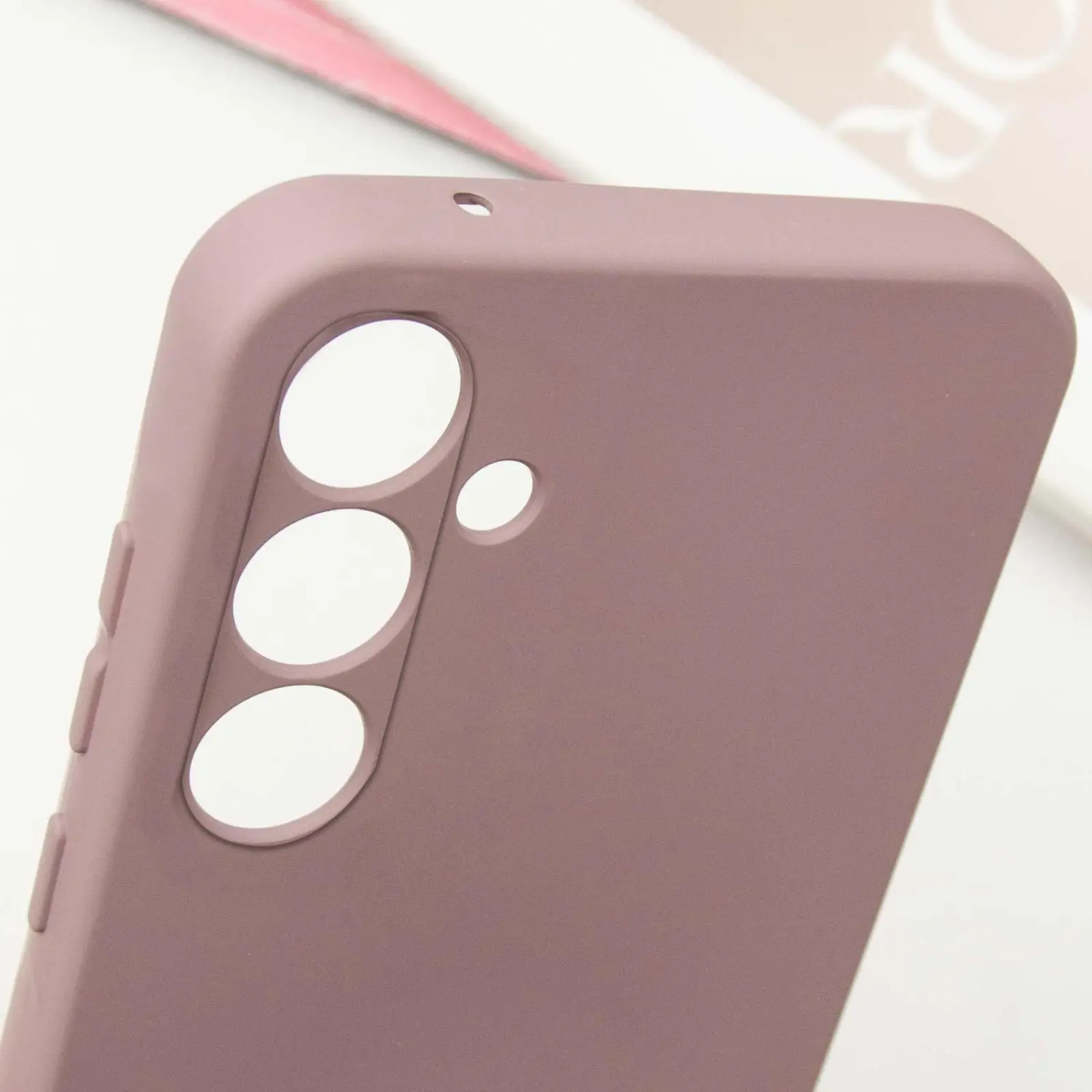 Чехол TPU GETMAN Liquid Silk Full Camera для Samsung Galaxy S23, Розовый / Pink Sand 4, TPU, купить оптом с доставкой