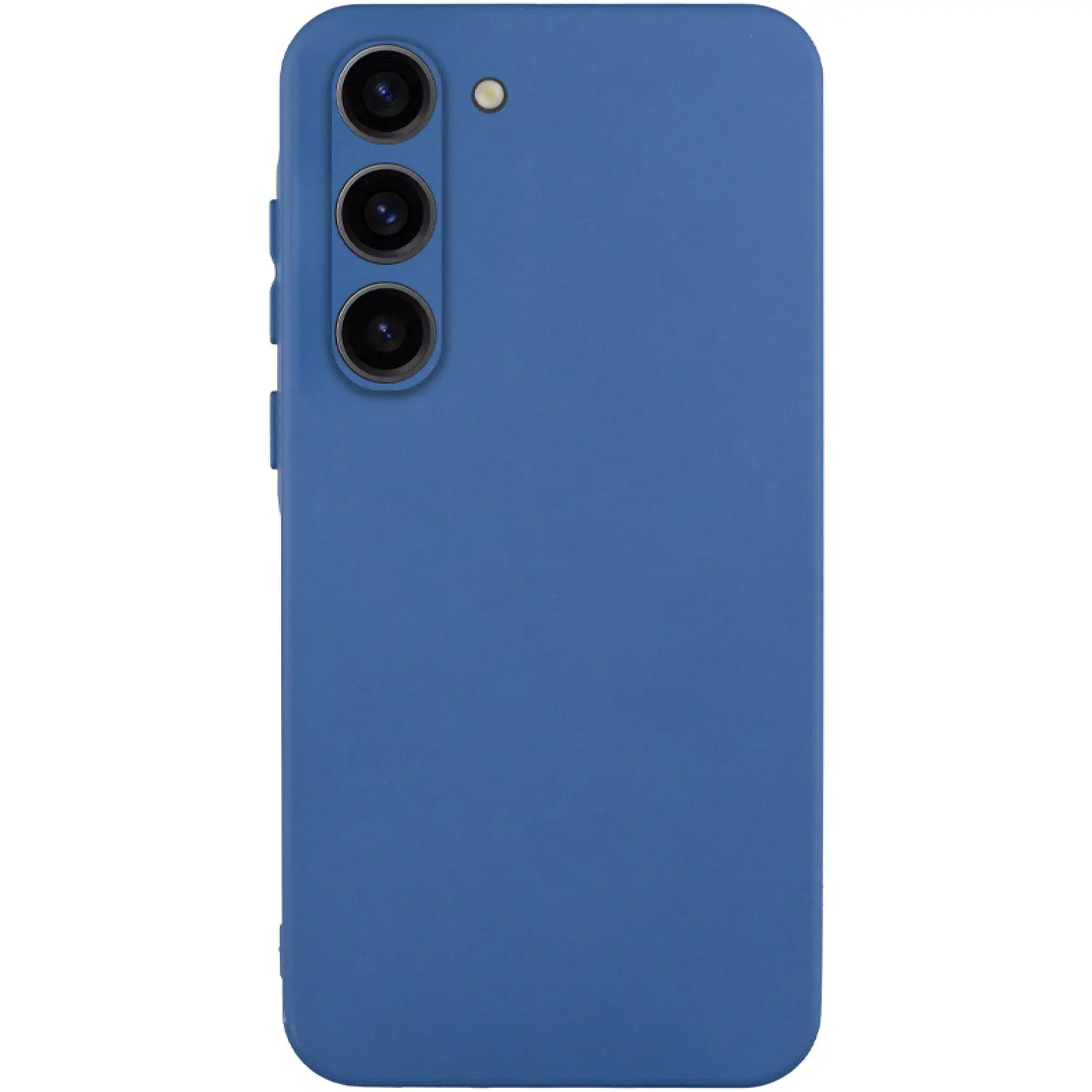 Чехол TPU GETMAN Liquid Silk Full Camera для Samsung Galaxy S23, Синий / Navy Blue, TPU, купить оптом с доставкой