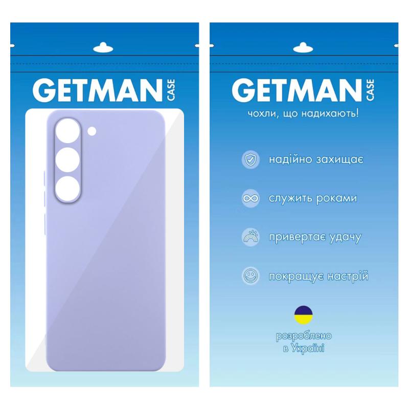 Чохол GETMAN Liquid Silk Full Camera для Samsung Galaxy S23 | TPU + Мікрофібра на малюнкі №5