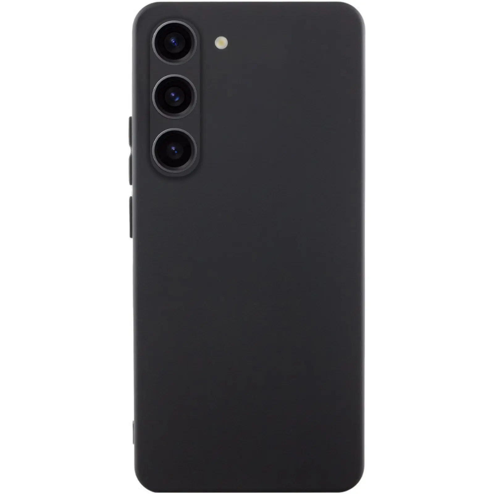 Чехол TPU GETMAN Liquid Silk Full Camera для Samsung Galaxy S23, Черный / Black, TPU, купить оптом с доставкой