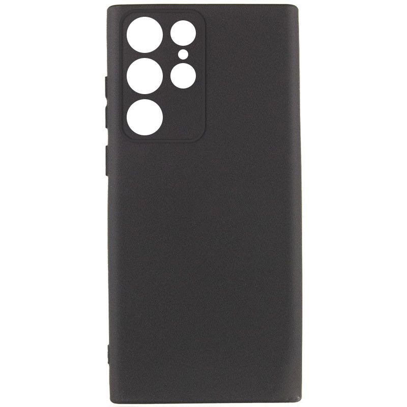 Чохол GETMAN Liquid Silk Full Camera для Samsung Galaxy S23 Ultra | TPU + Мікрофібра на малюнкі №1