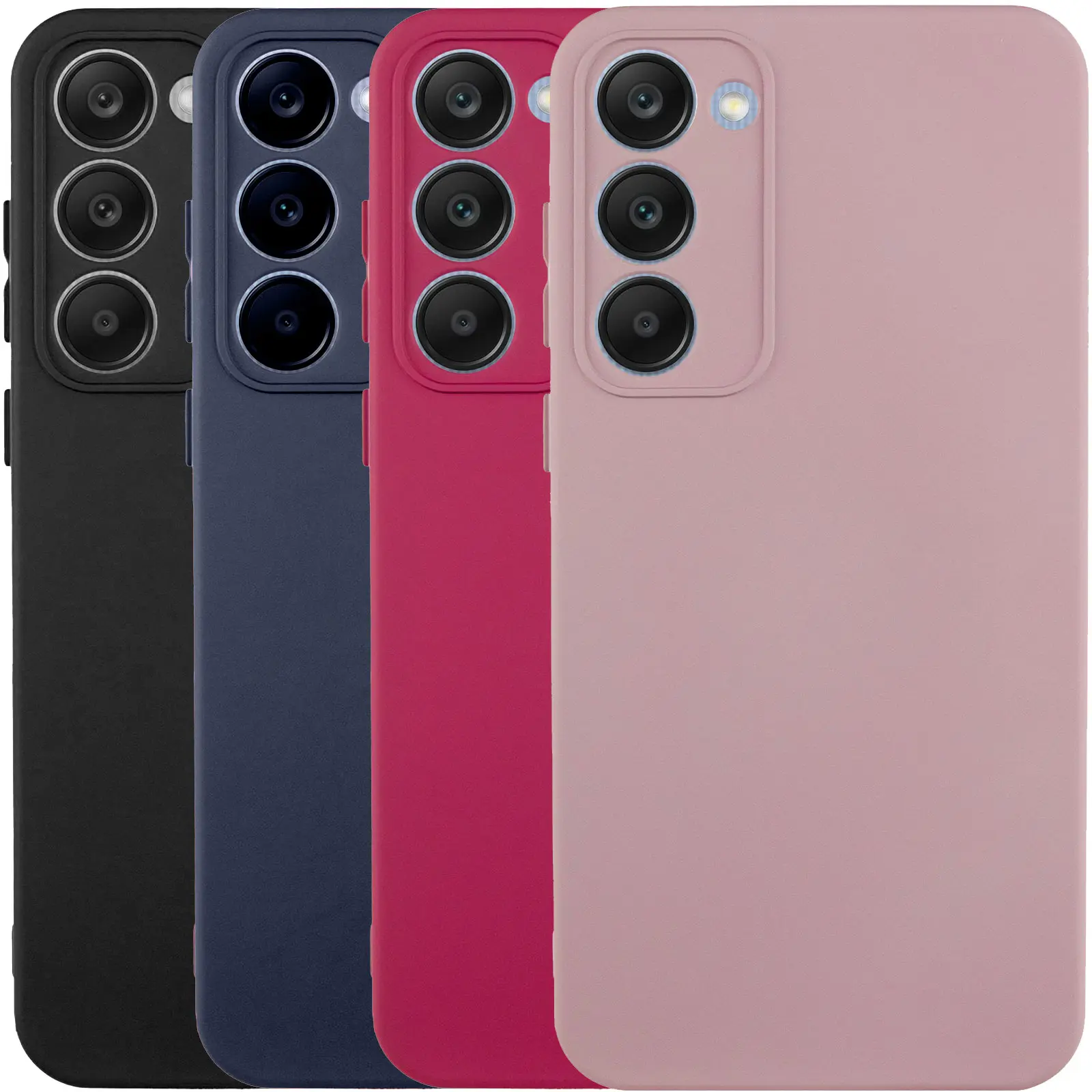 Чехол TPU GETMAN Liquid Silk Full Camera для Samsung Galaxy S23+, TPU, купить оптом с доставкой
